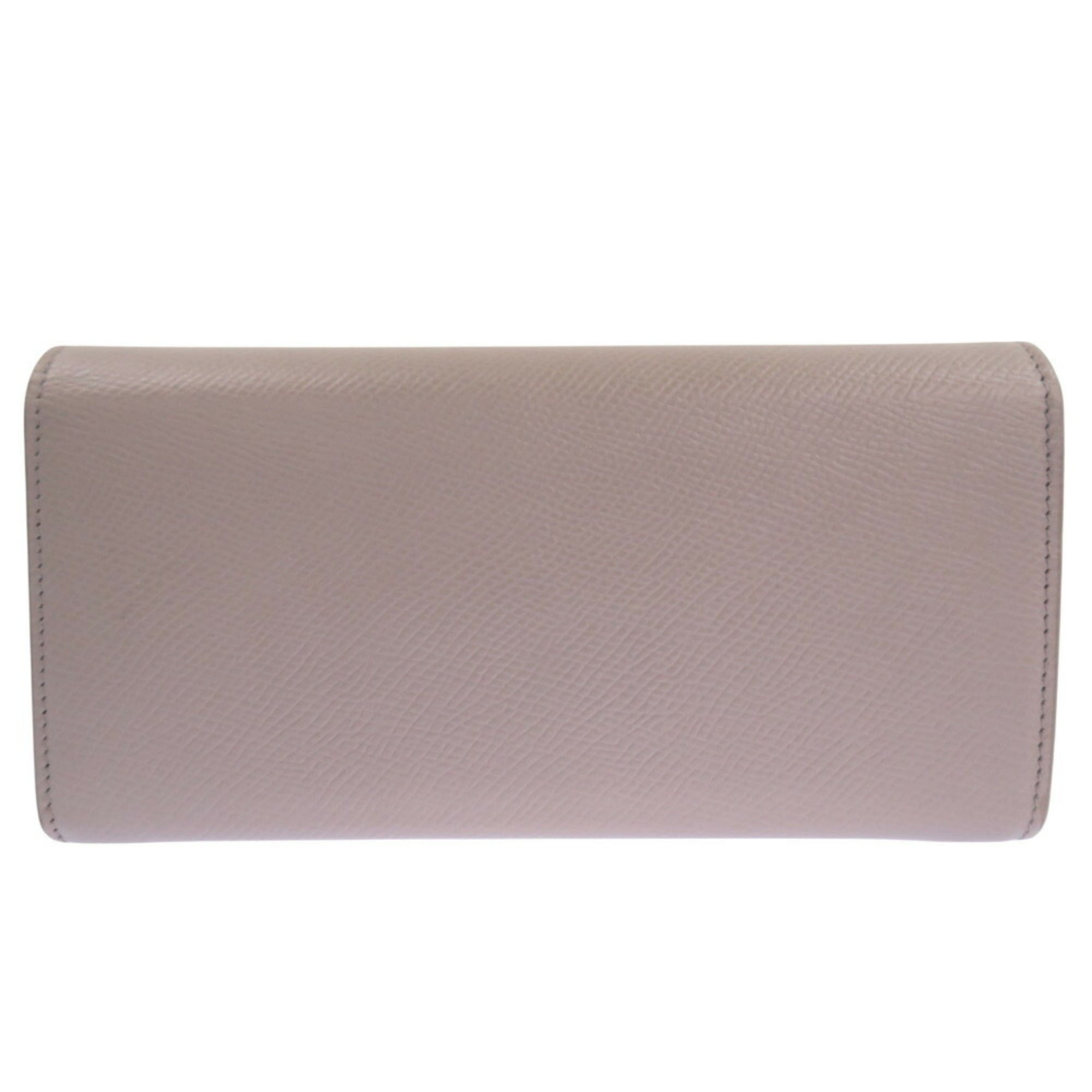 Celine Gray Leather Long Wallet (Bi-Fold) (Pre-Owned)