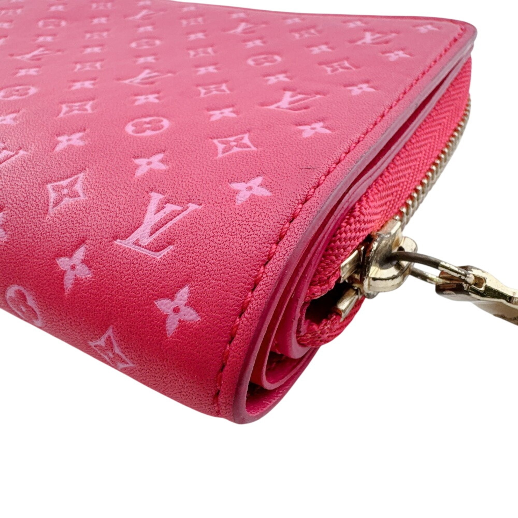 Louis Vuitton Pink Leather Wallet (Bi-Fold) (Pre-Owned)