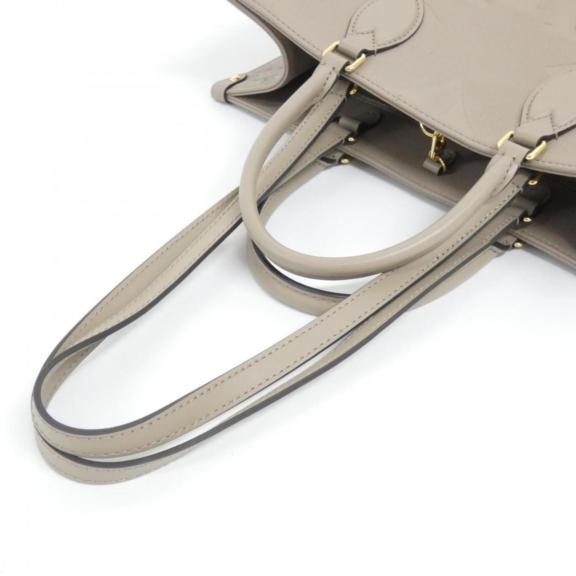 Louis Vuitton Tourterelle Leather Handbag (Pre-Owned)