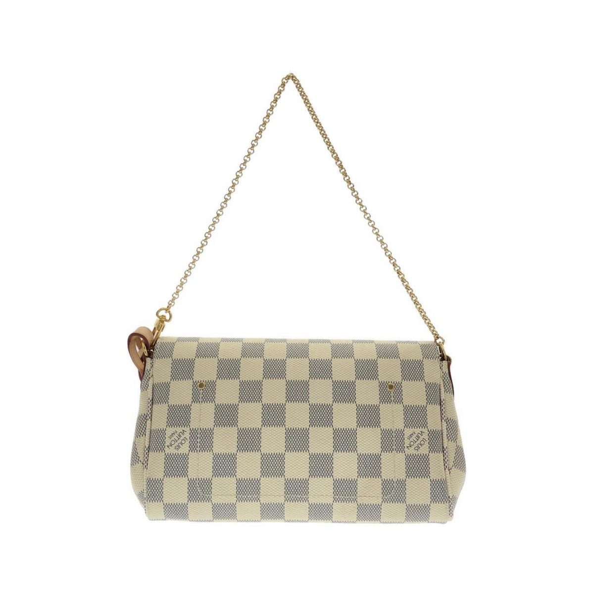 Louis Vuitton Azur Coated Canvas Shoulder Bag (Pre-Owned)