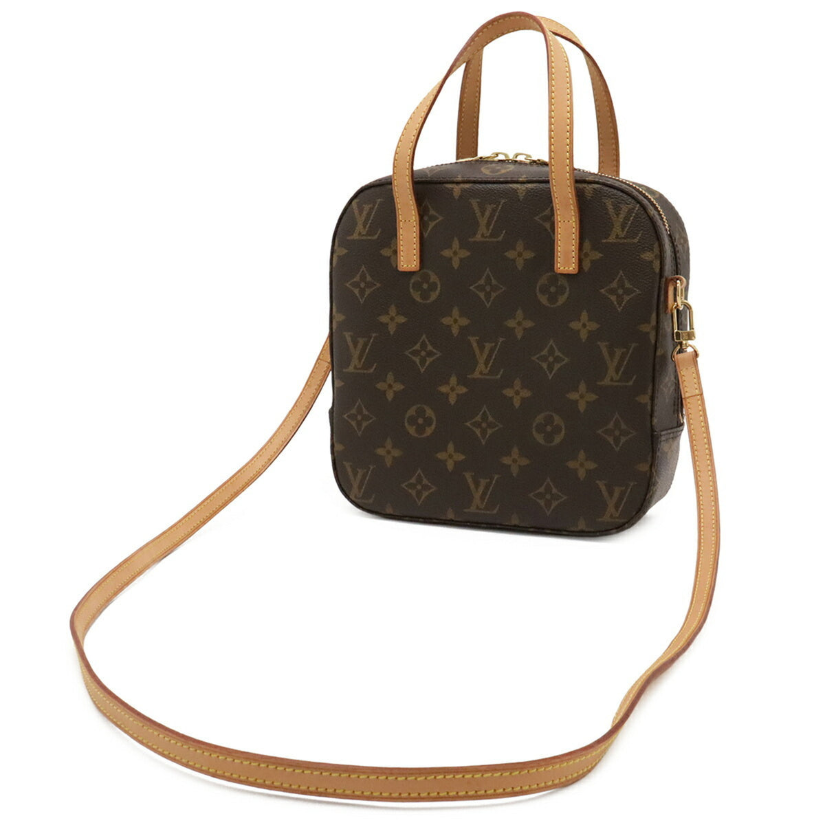 Louis Vuitton Brown Monogram Canvas Pvc Coated Canvas Handbag Shoulder Bag (Pre-Owned)