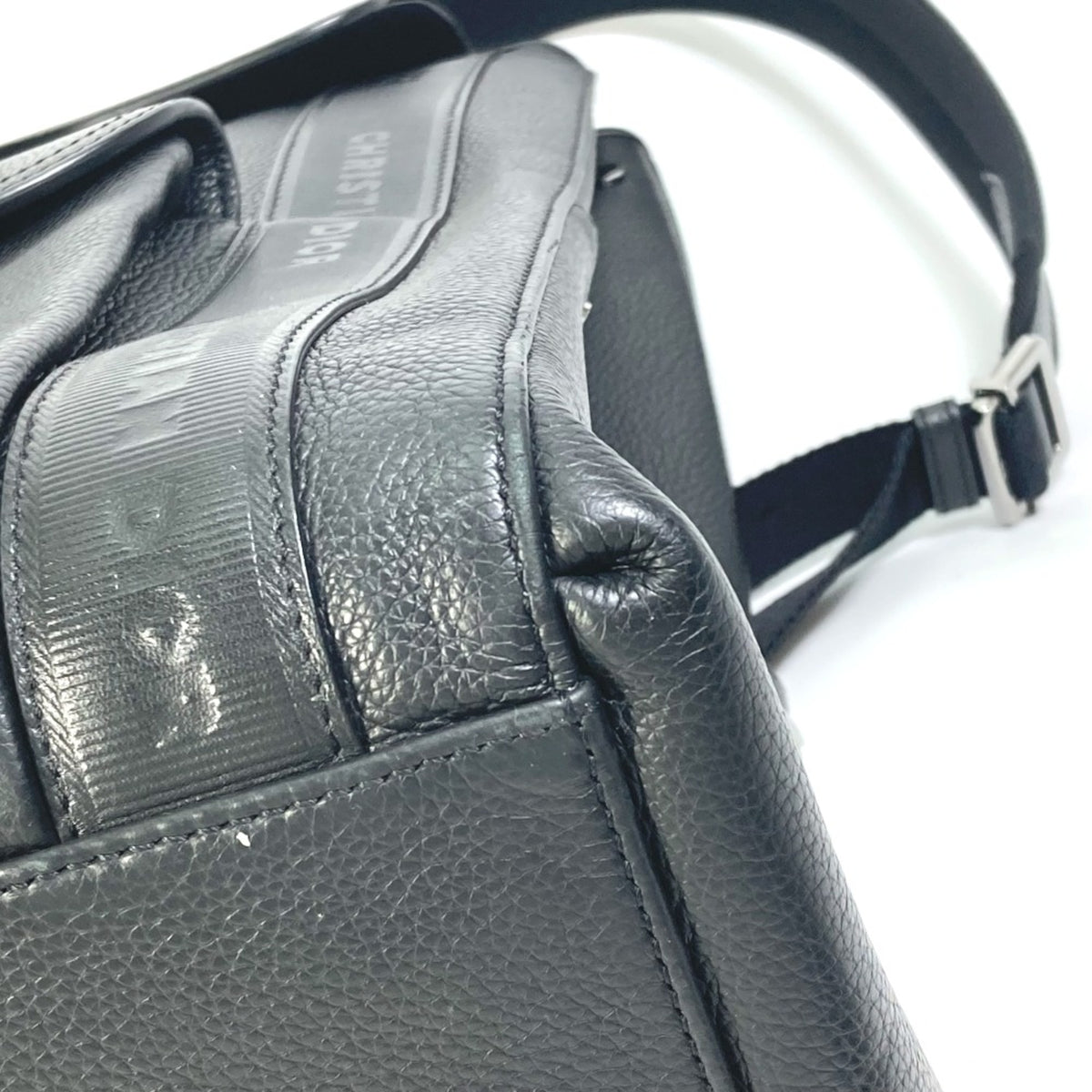 Christian Dior Black Leather Backpack (Pre-Owned)