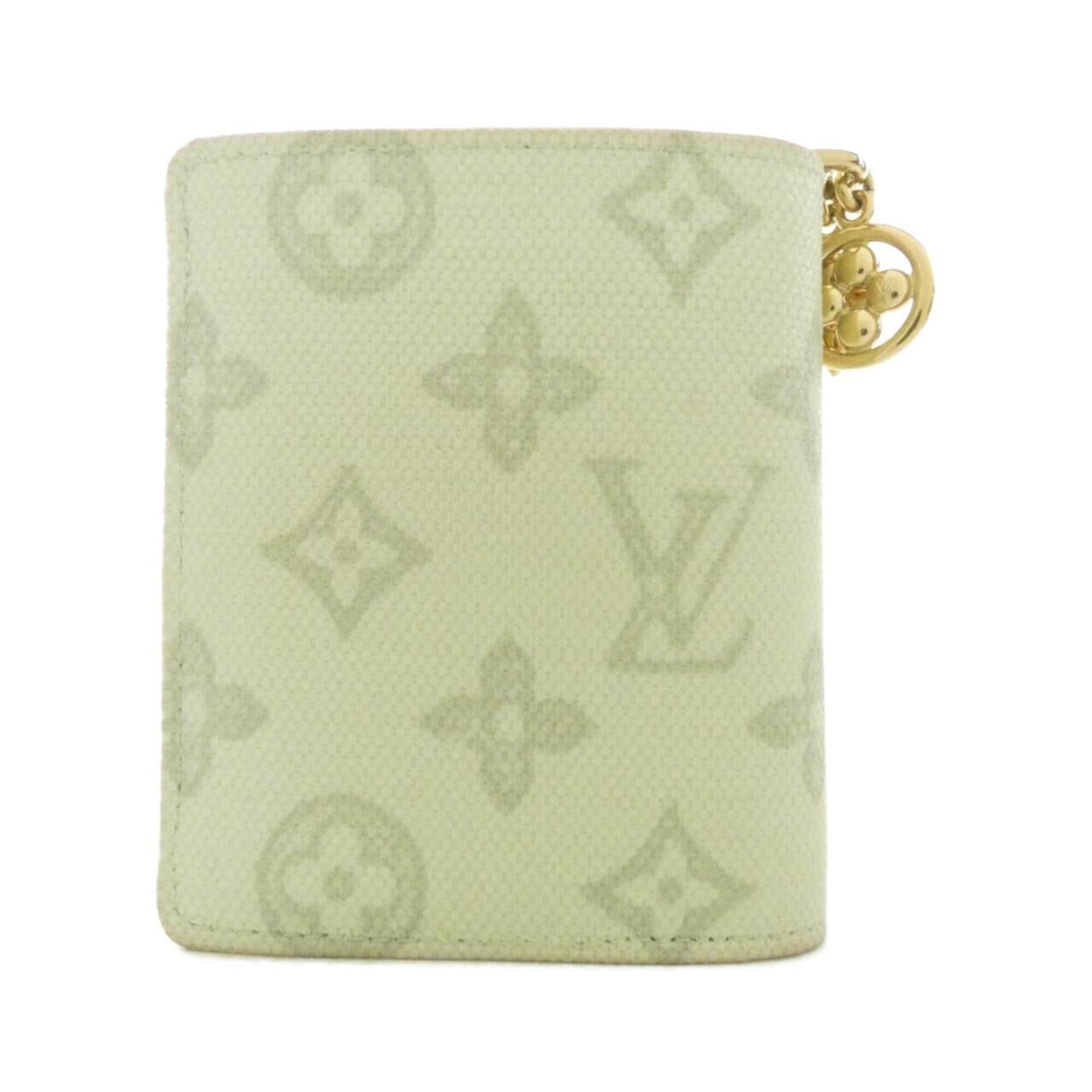 Louis Vuitton Monogram Vert Coated Canvas Wallet (Bi-Fold) (Pre-Owned)