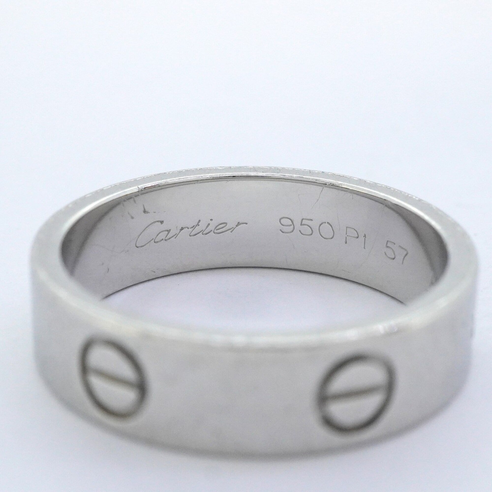 Cartier Platinum 950 Band Ring (Pre-Owned)
