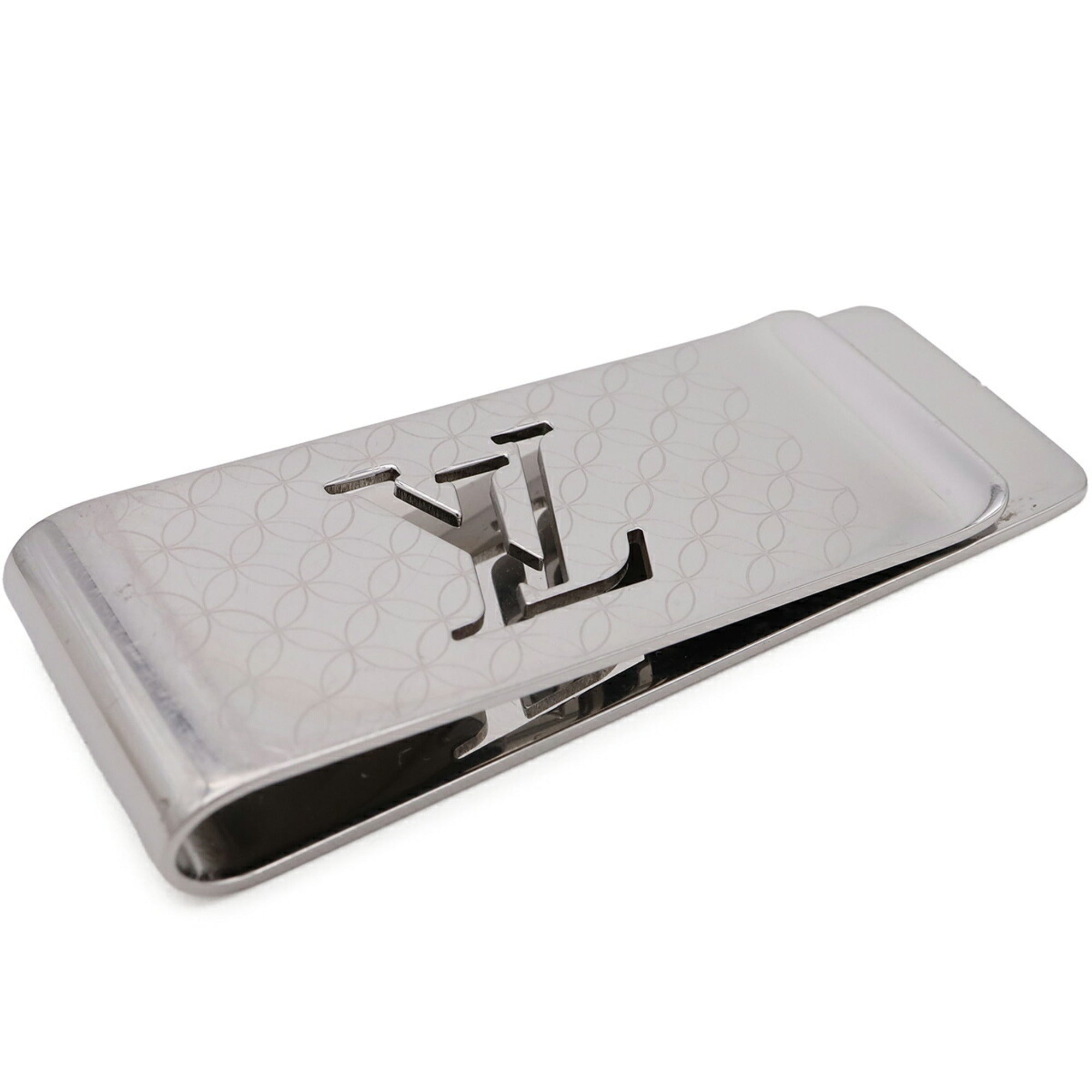 Louis Vuitton Silver Stainless Steel Money Clip (Pre-Owned)