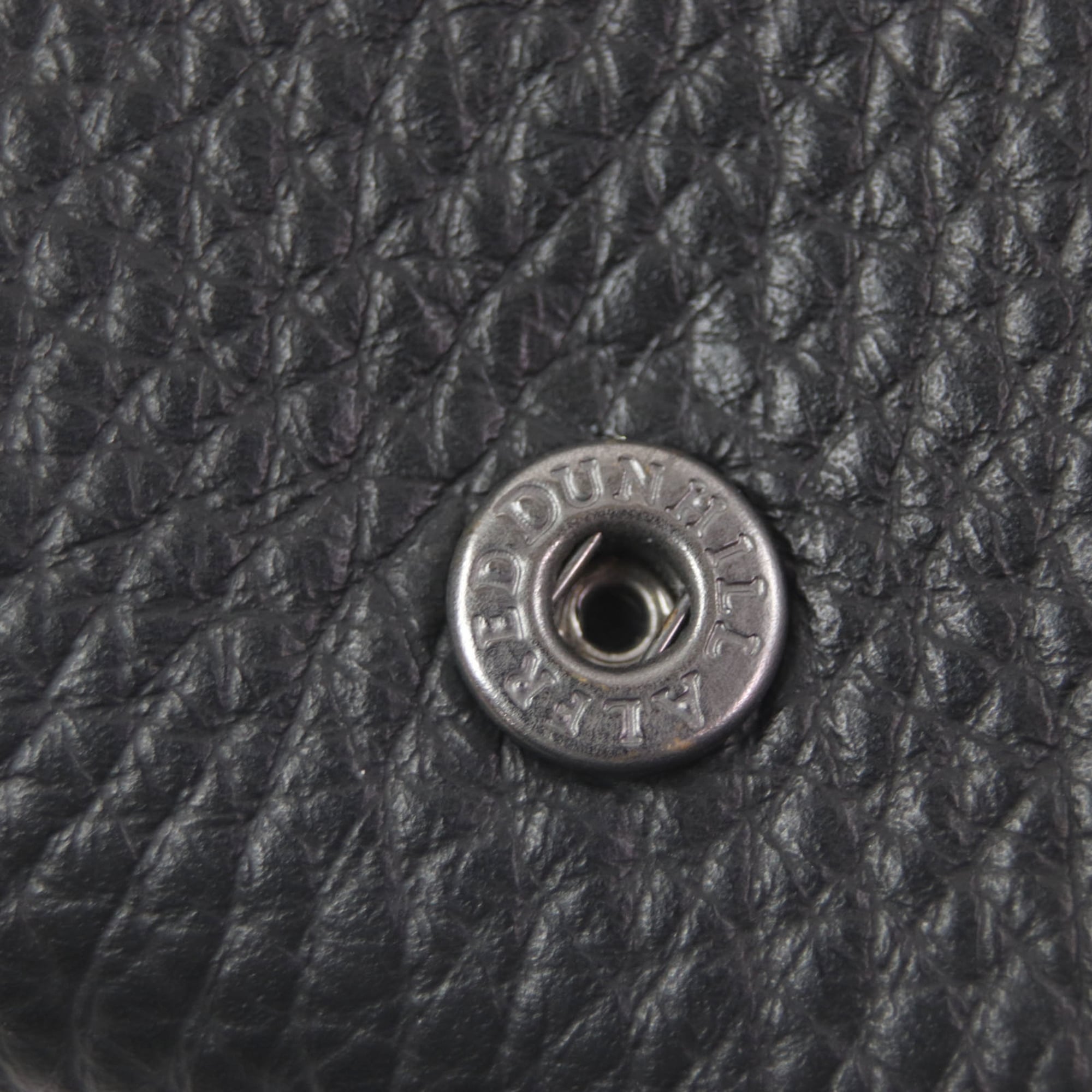 Dunhill Black Leather Long Wallet (Bi-Fold) (Pre-Owned)