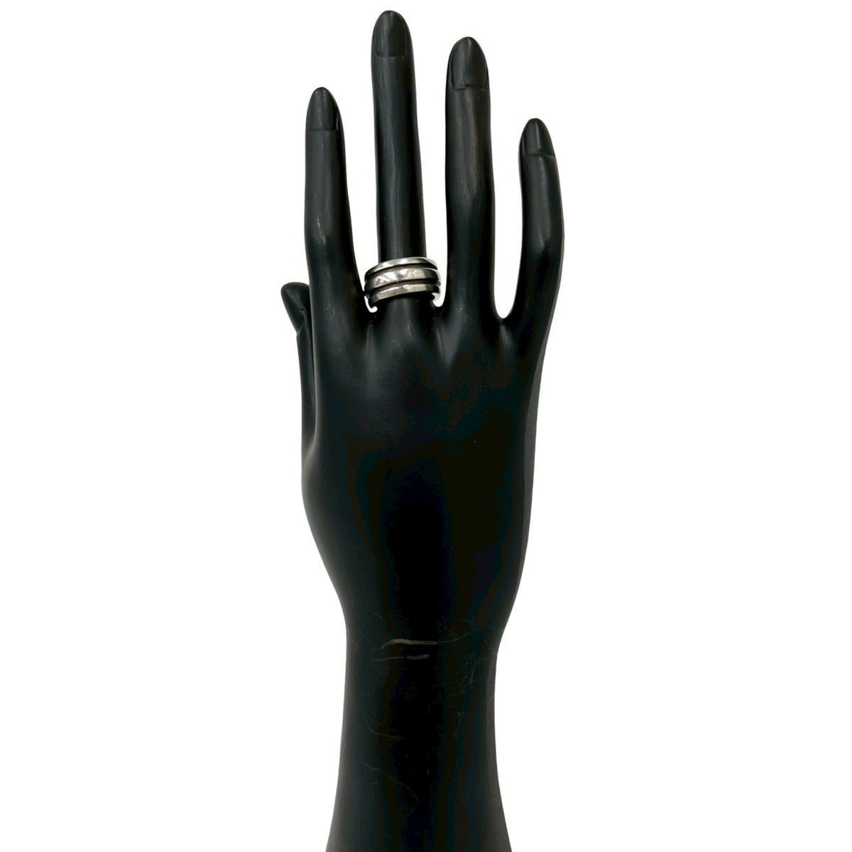Tiffany Silver Silver 925 Band Ring (Pre-Owned)