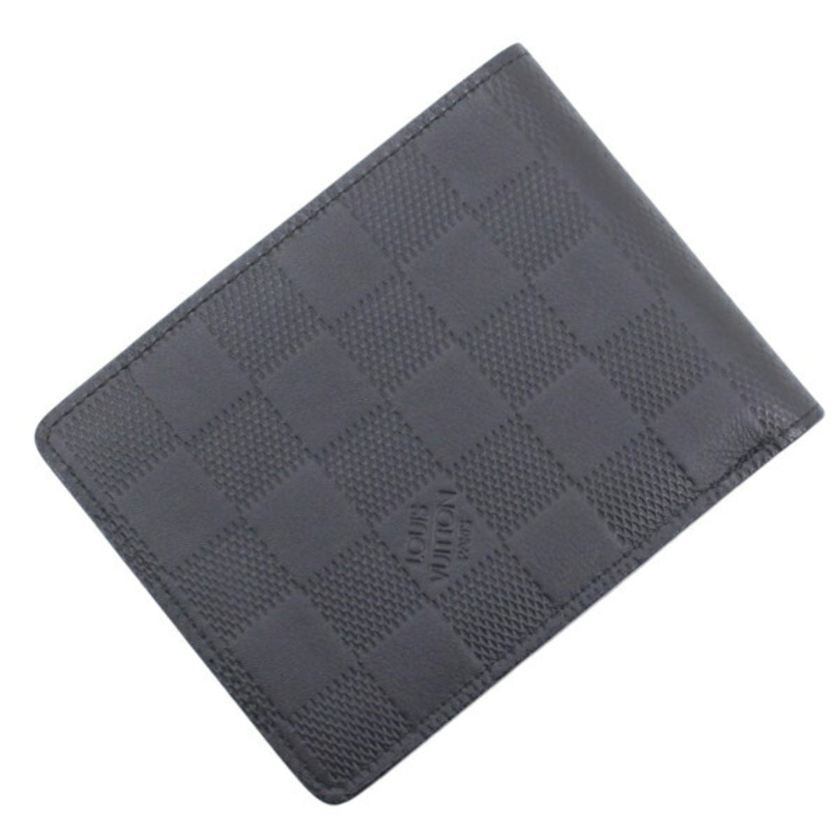 Louis Vuitton Black Infini Damier Infini Wallet (Bi-Fold) (Pre-Owned)