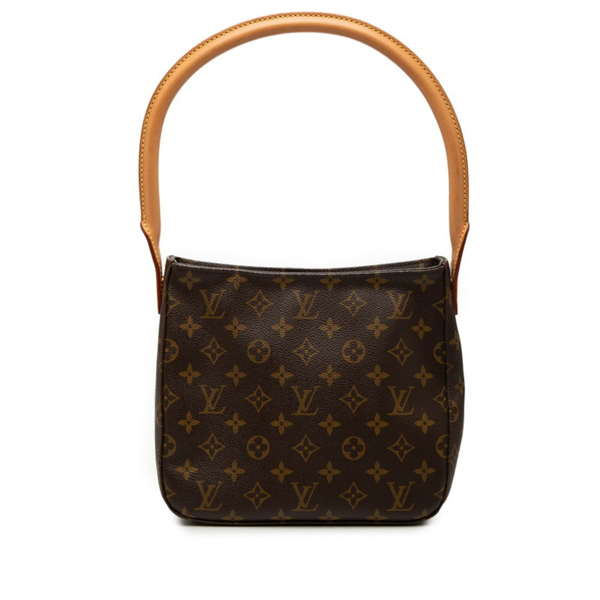 Louis Vuitton Brown Pvc Leather Handbag Shoulder Bag (Pre-Owned)