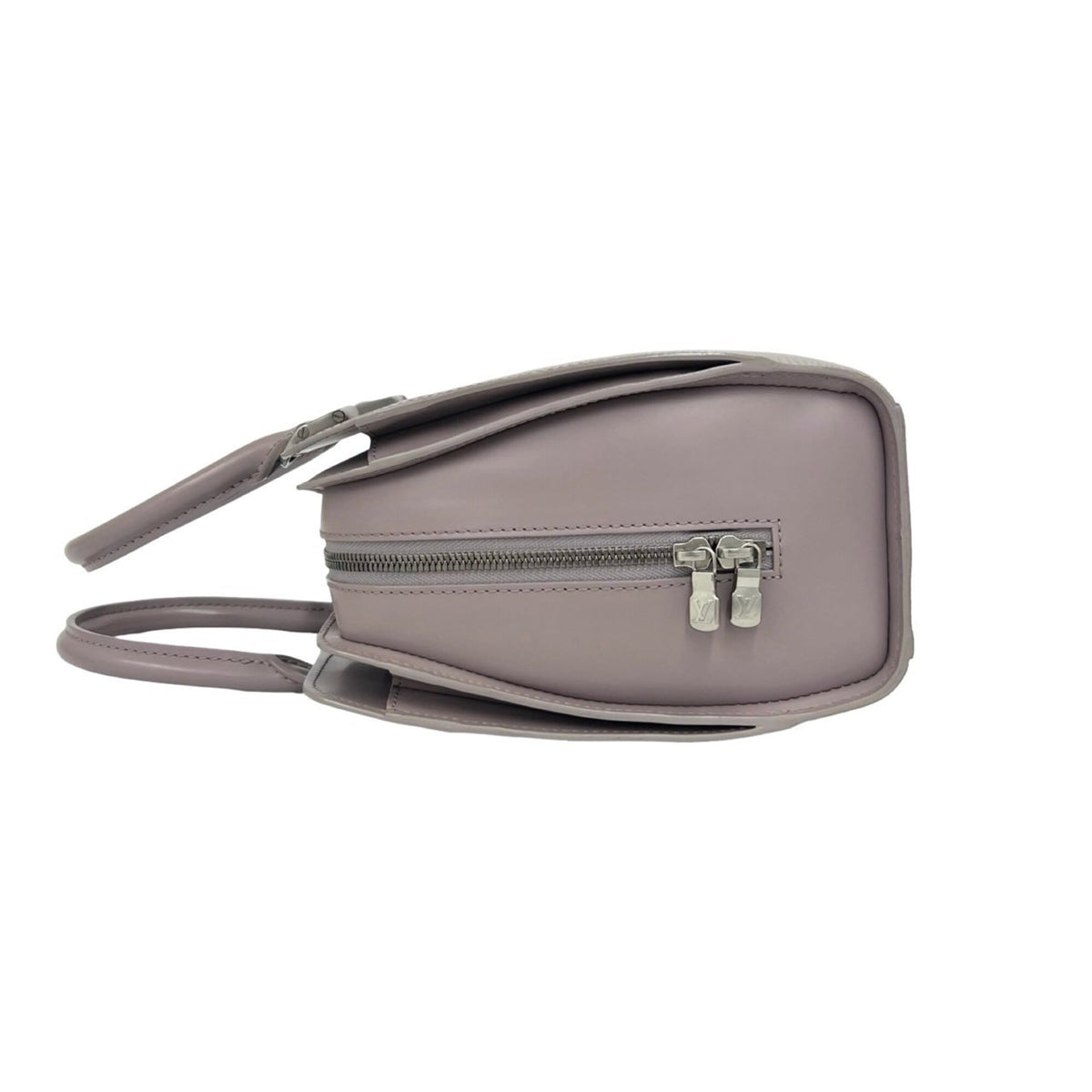 Louis Vuitton Purple Leather Boston Bag Handbag (Pre-Owned)