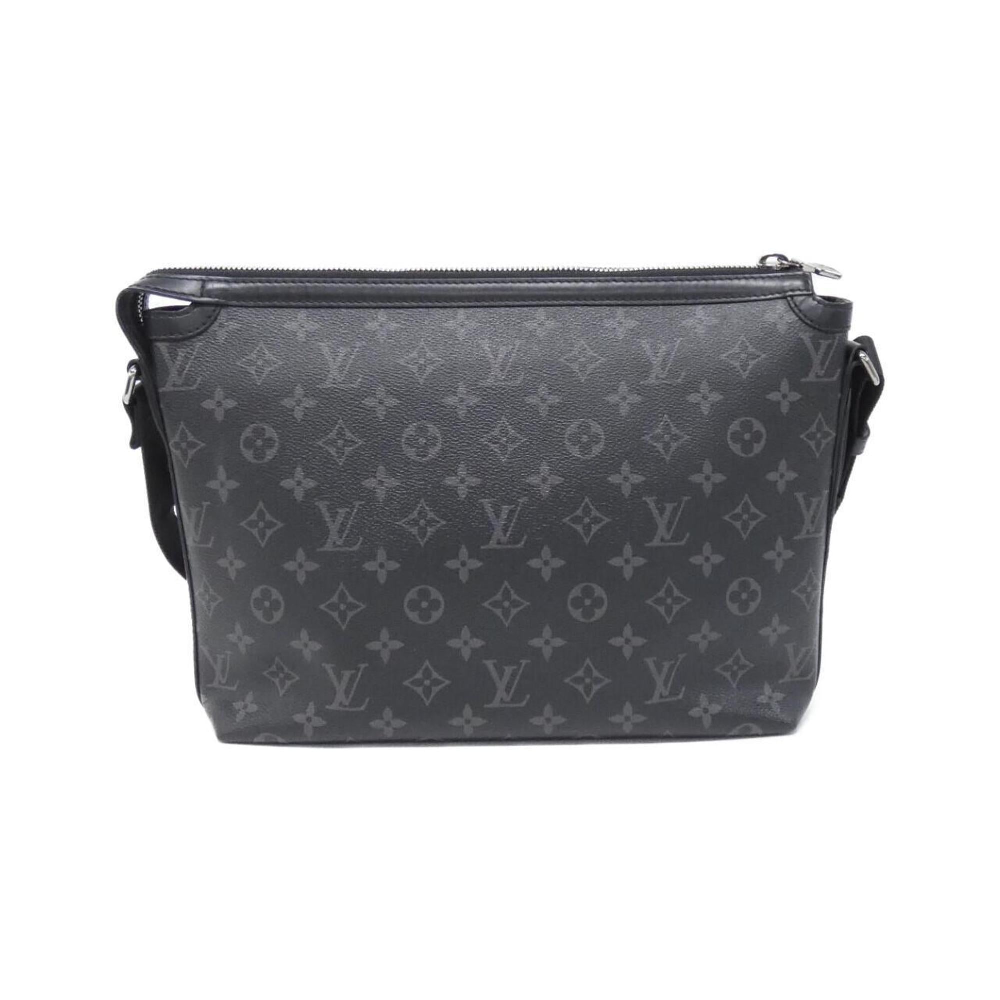 Louis Vuitton Black Coated Canvas Shoulder Bag (Pre-Owned)