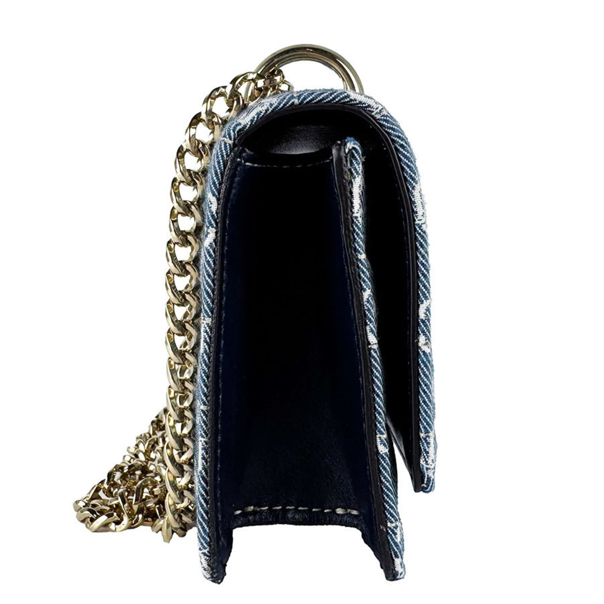 Jimmy Choo Blue Denim Shoulder Bag (Pre-Owned)