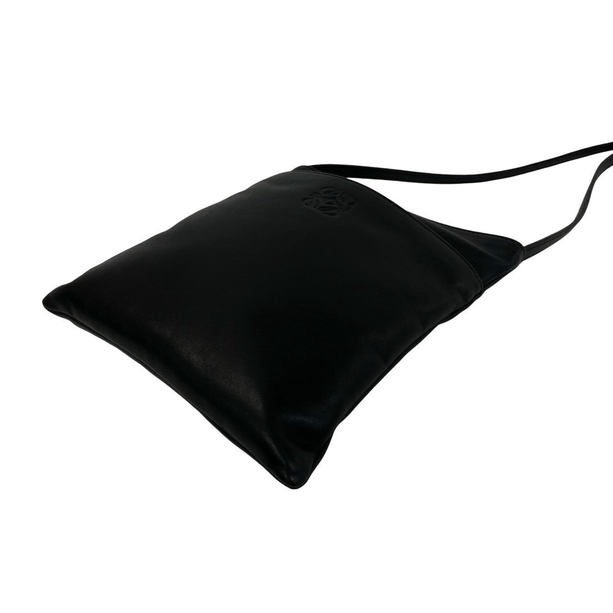 Loewe Black Leather Pochette Shoulder Bag (Pre-Owned)