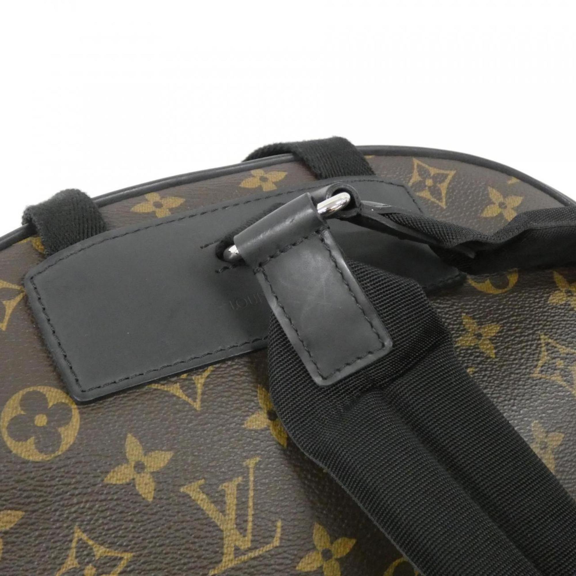 Louis Vuitton Brown Coated Canvas Backpack (Pre-Owned)