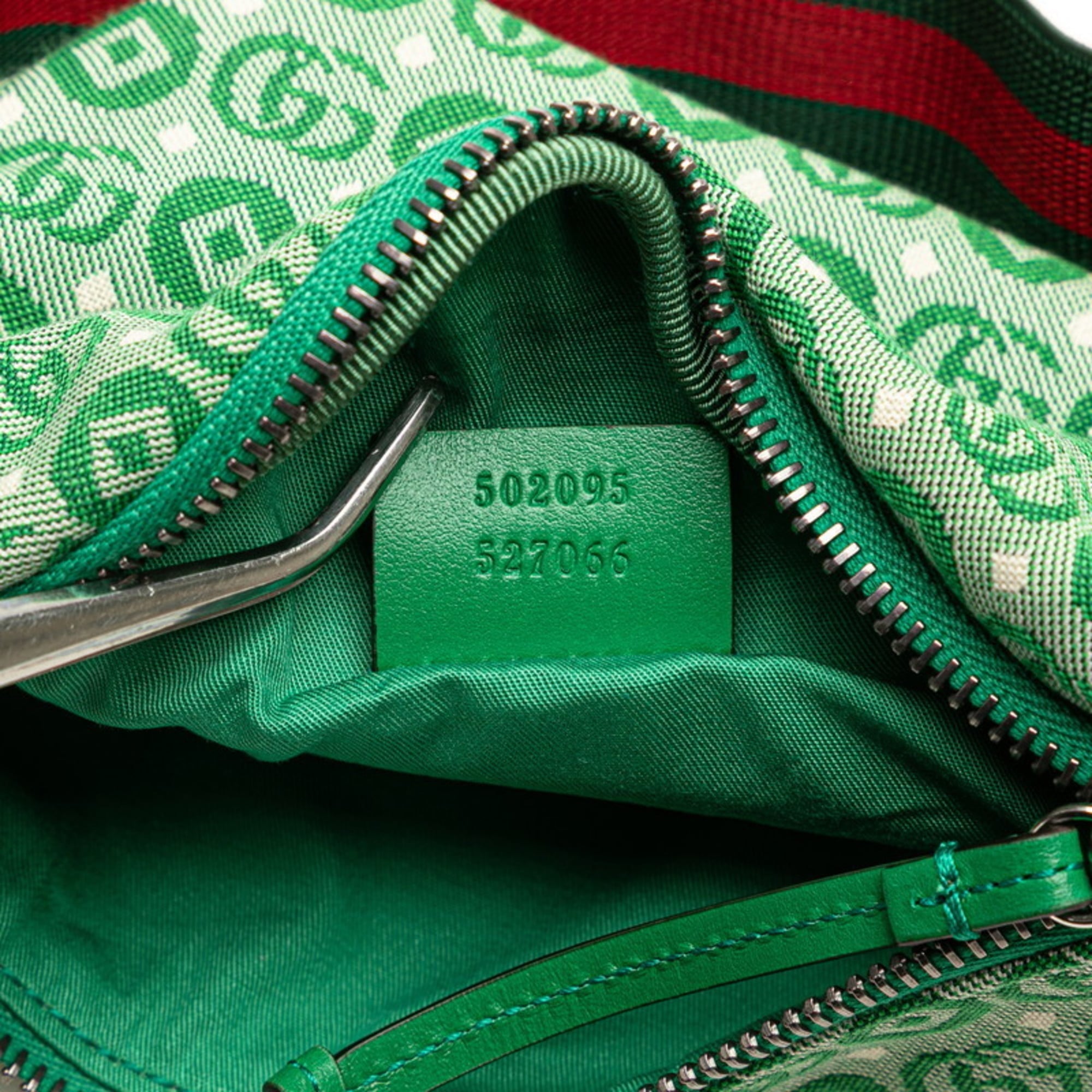 Gucci Green Canvas Fanny Pack (Pre-Owned)