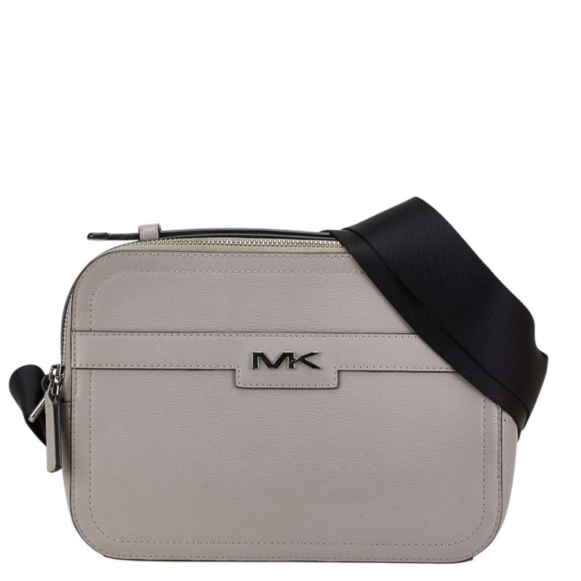 Michael Kors Gray Leather Handbag Shoulder Bag (Pre-Owned)