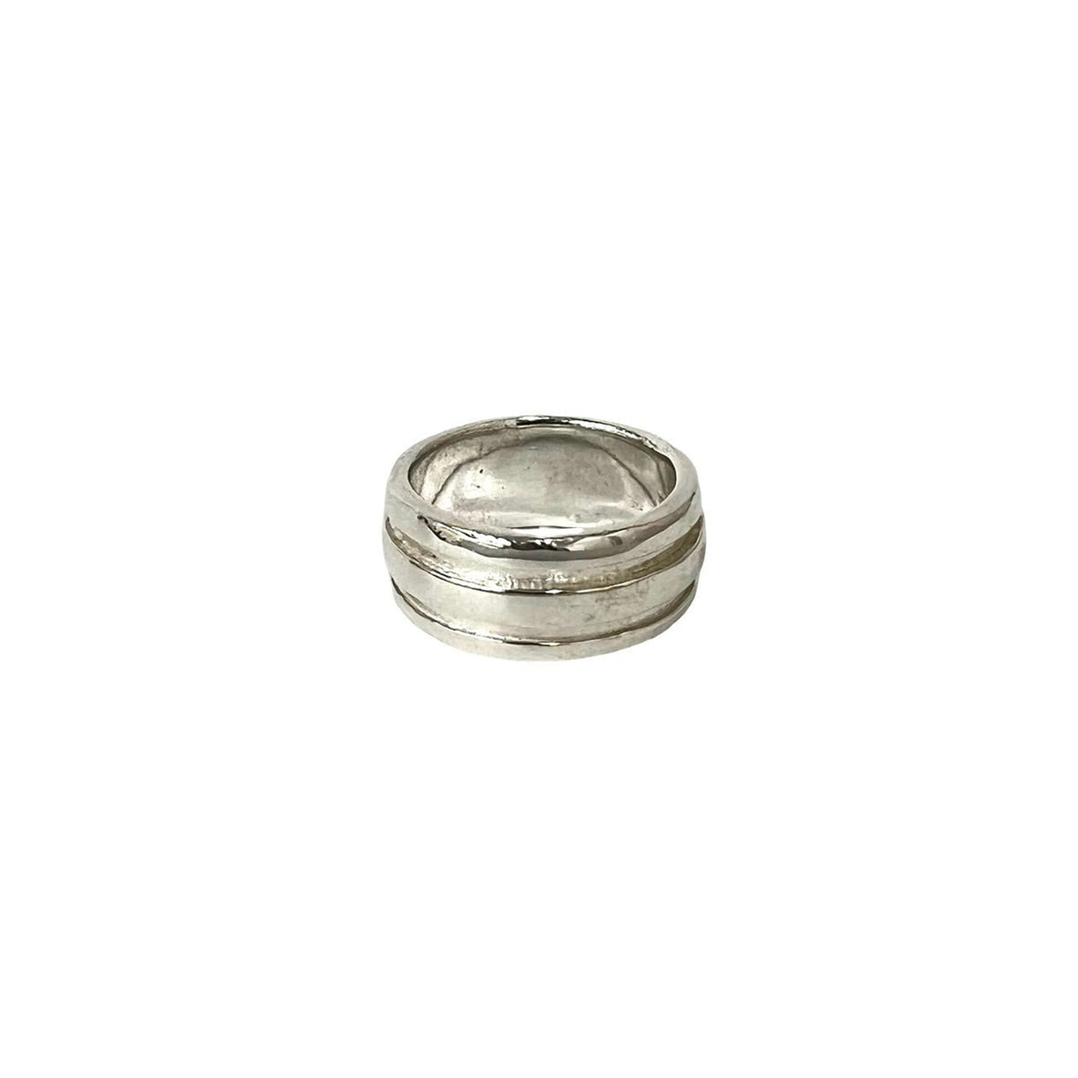 Tiffany Silver Silver 925 Band Ring (Pre-Owned)