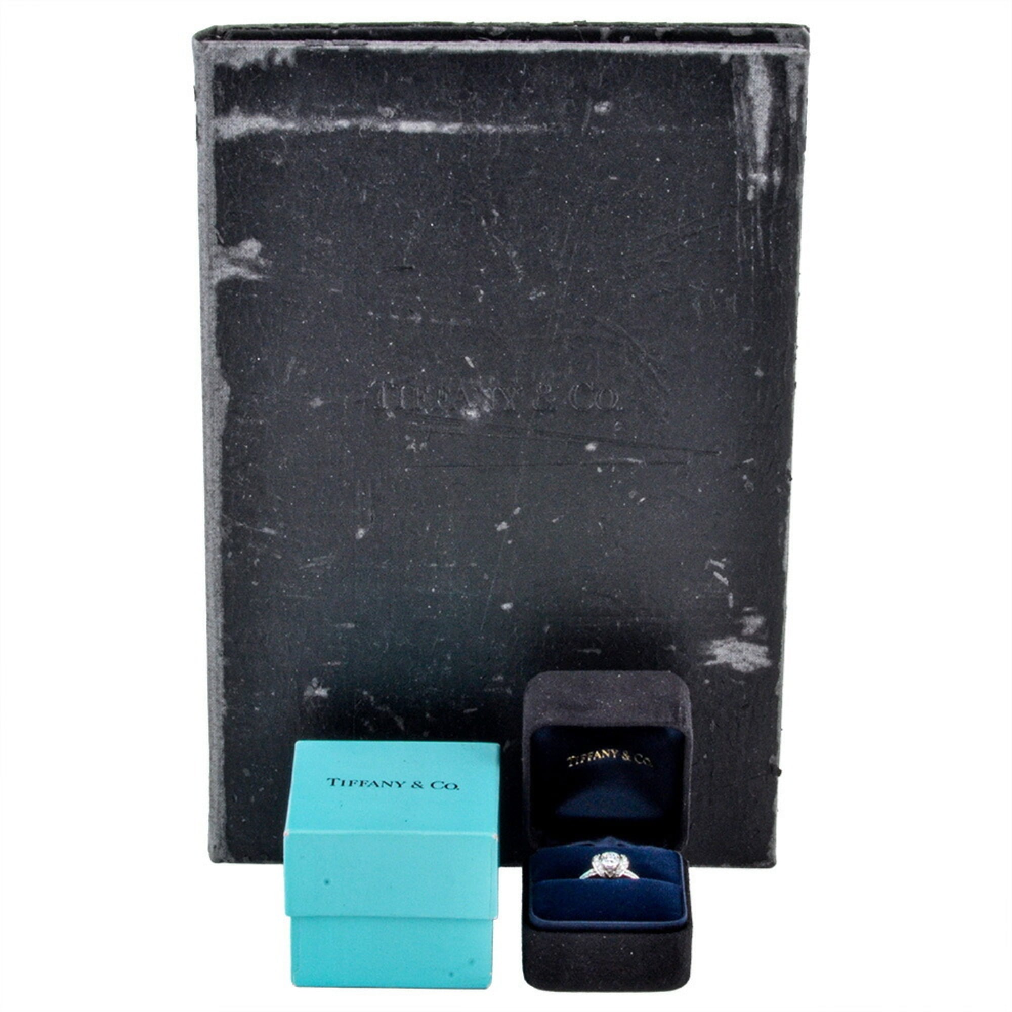 Tiffany Platinum Platinum 950 Band Ring (Pre-Owned)