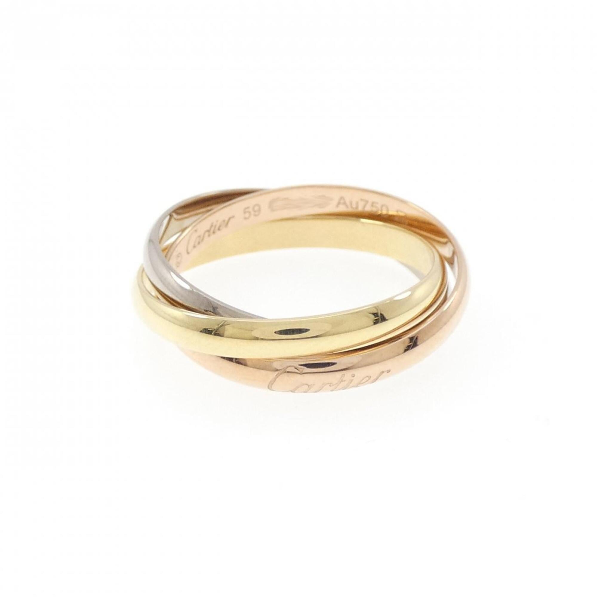 Cartier Yellow Gold (18K) Pink Gold (18K) White Gold (18K) Band Ring (Pre-Owned)