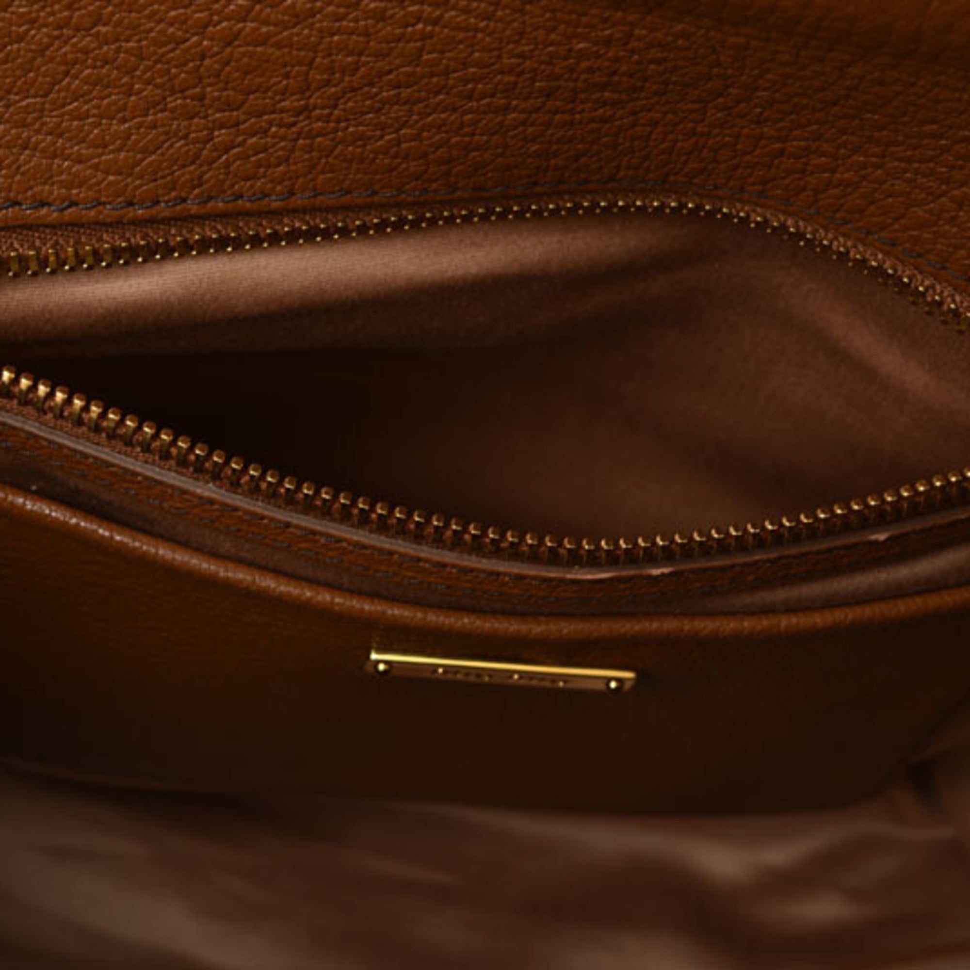 Miu Miu Brown Leather Handbag Shoulder Bag (Pre-Owned)