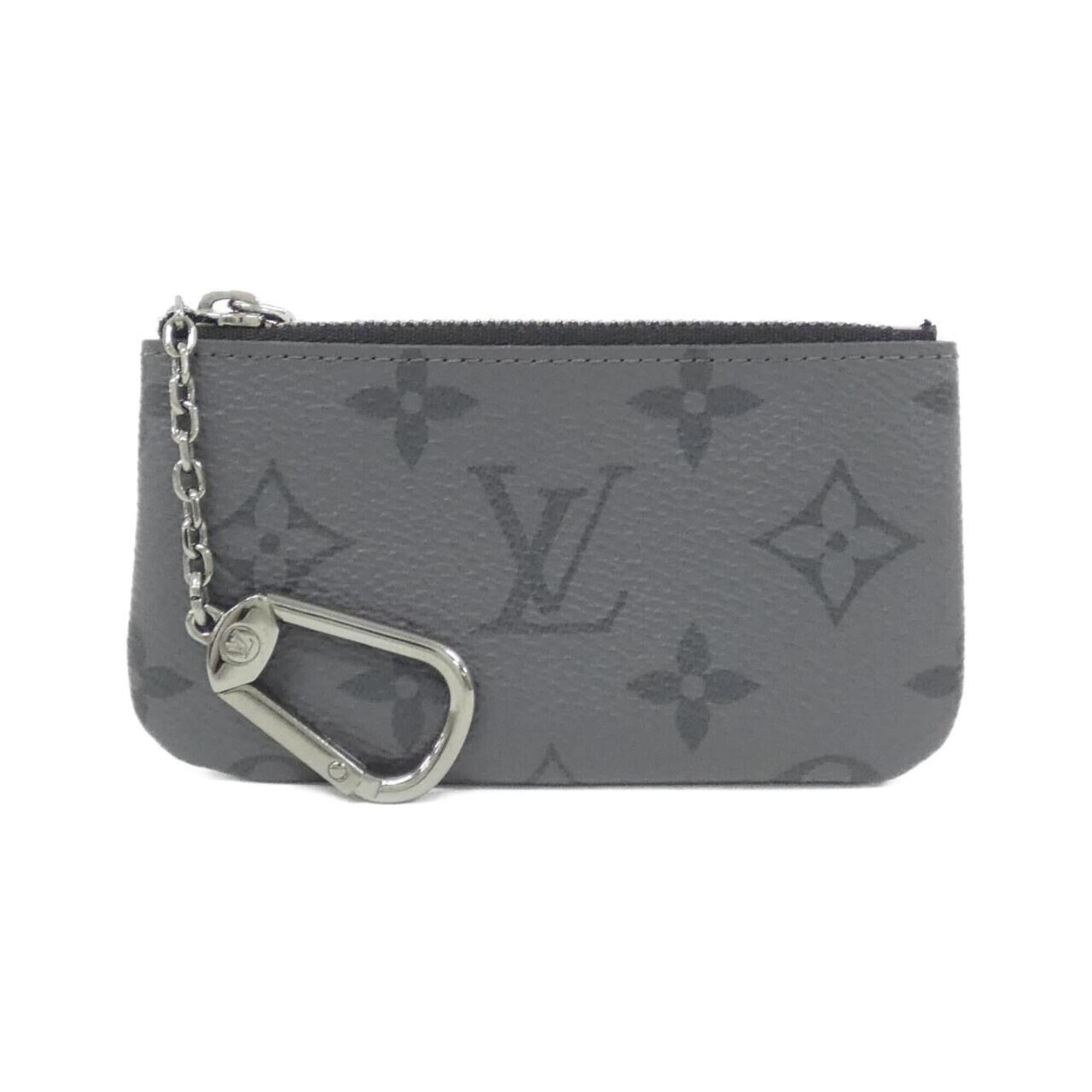 Louis Vuitton Black Gris Coated Canvas Coin Purse/Coin Case (Pre-Owned)