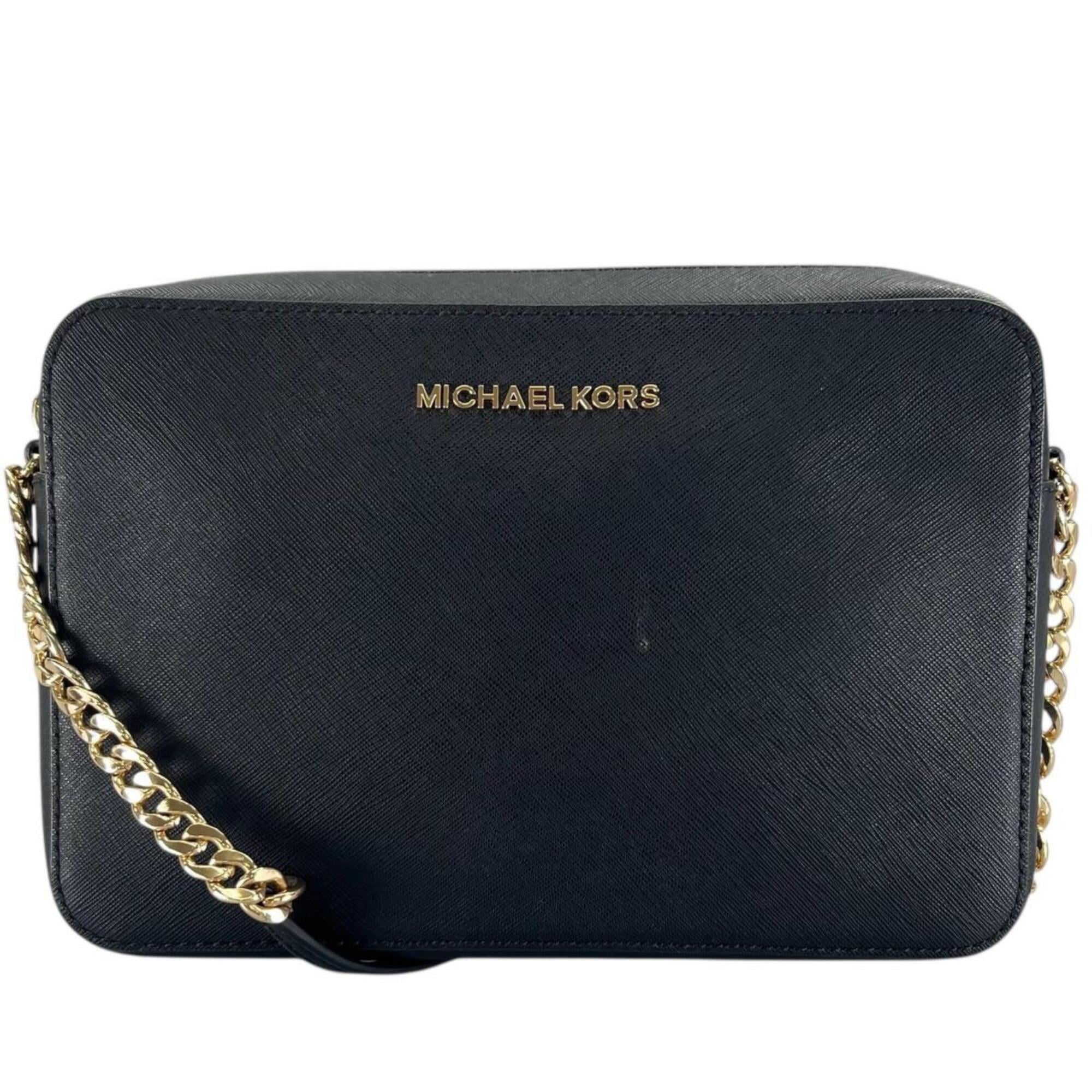 Michael Kors Black Leather Shoulder Bag (Pre-Owned)
