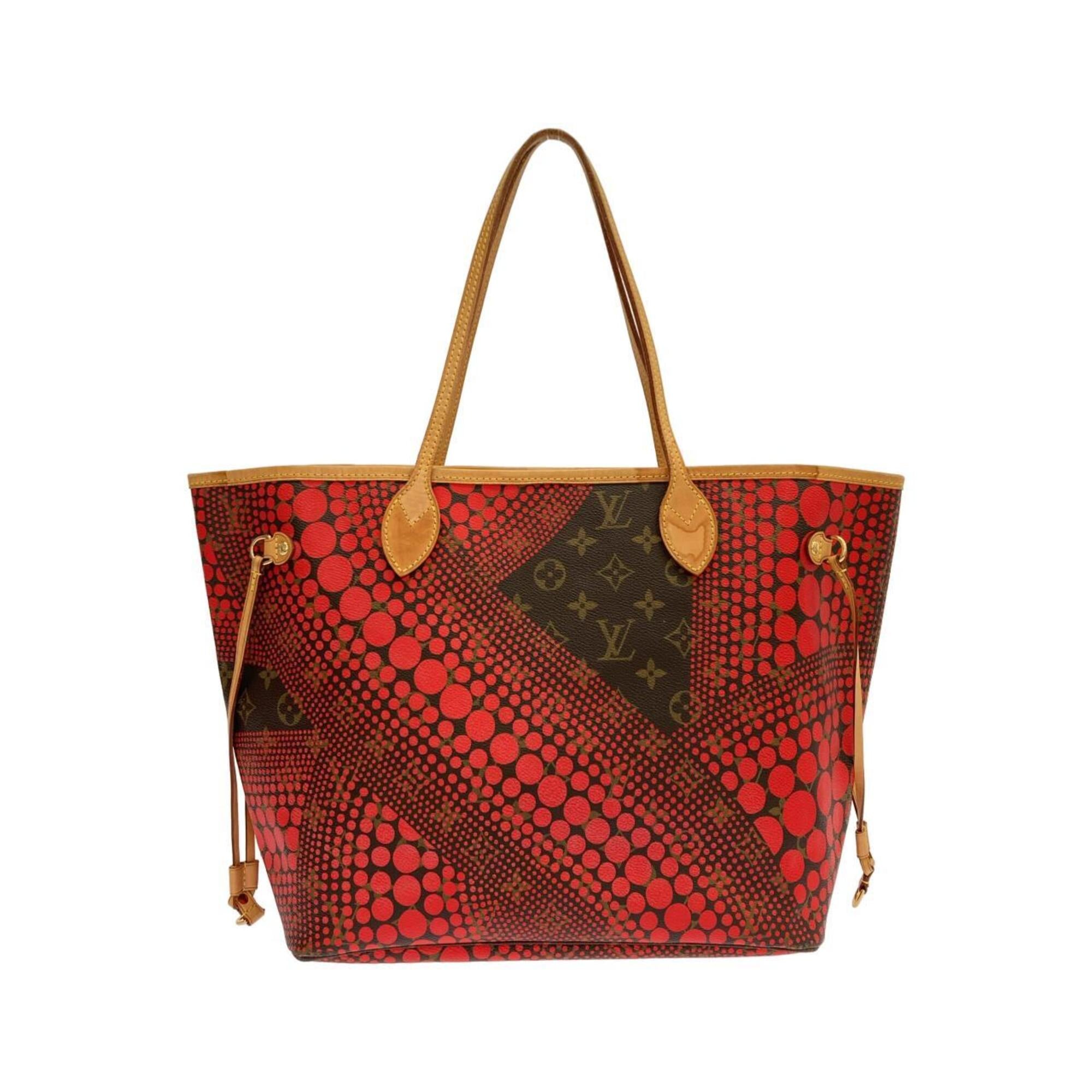 Louis Vuitton Yayoi Kusama Marron Rouge Coated Canvas Handbag (Pre-Owned)