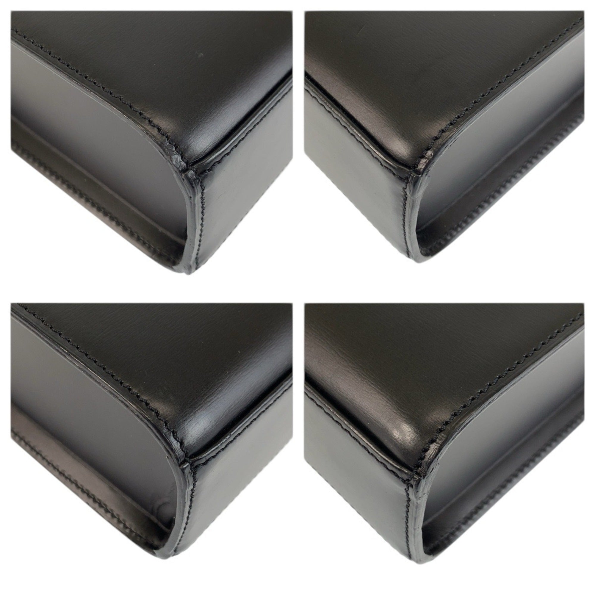 Cartier Black Leather Handbag (Pre-Owned)