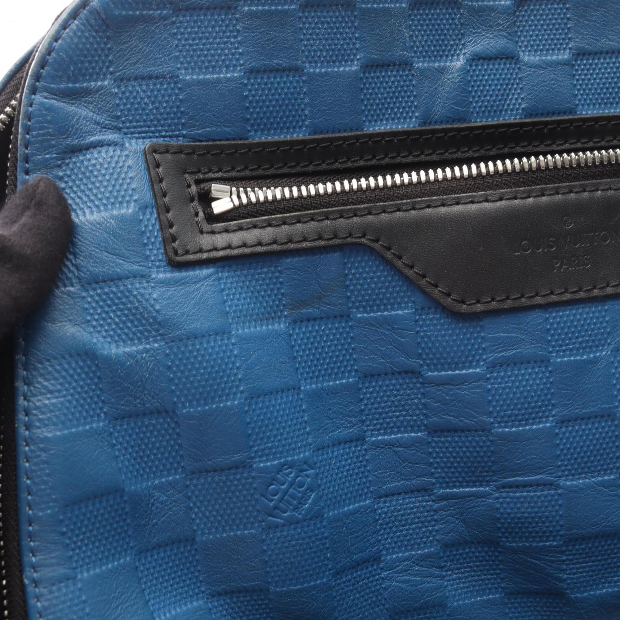 Louis Vuitton Black Blue Infini Damier Infini Backpack (Pre-Owned)