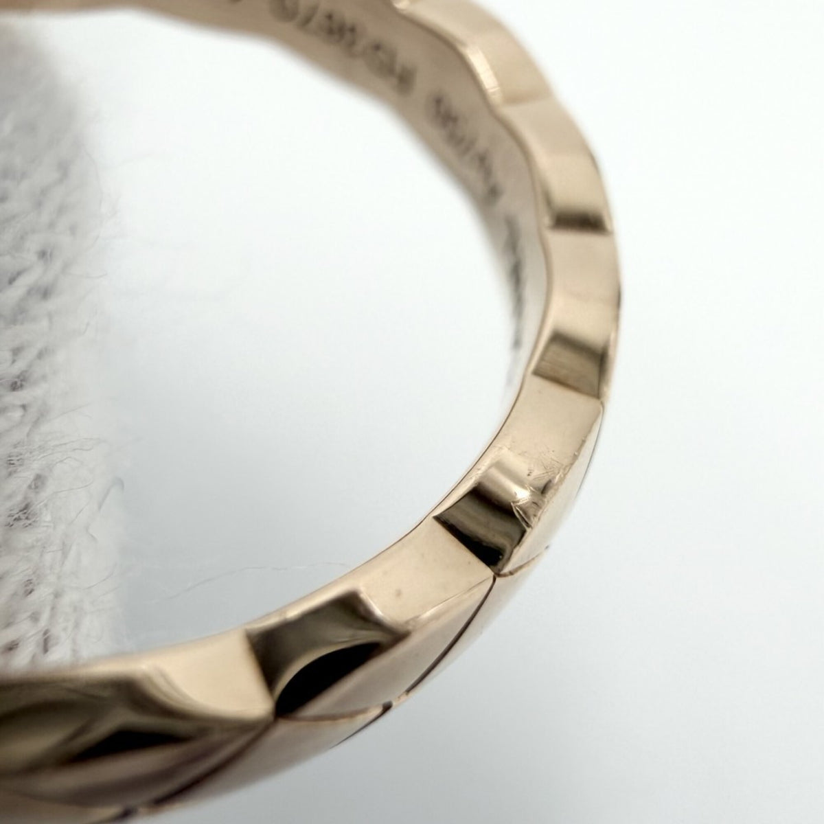 Chanel Pink Gold (18K) Band Ring (Pre-Owned)