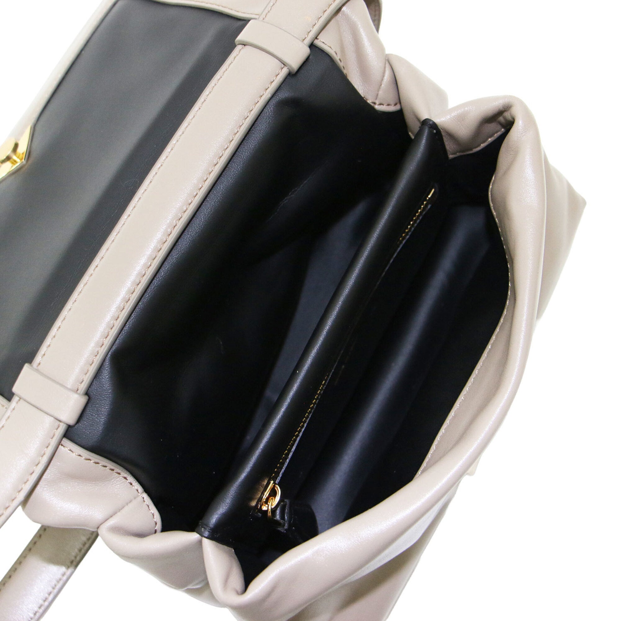 Marni Grayish Leather Pochette (Pre-Owned)