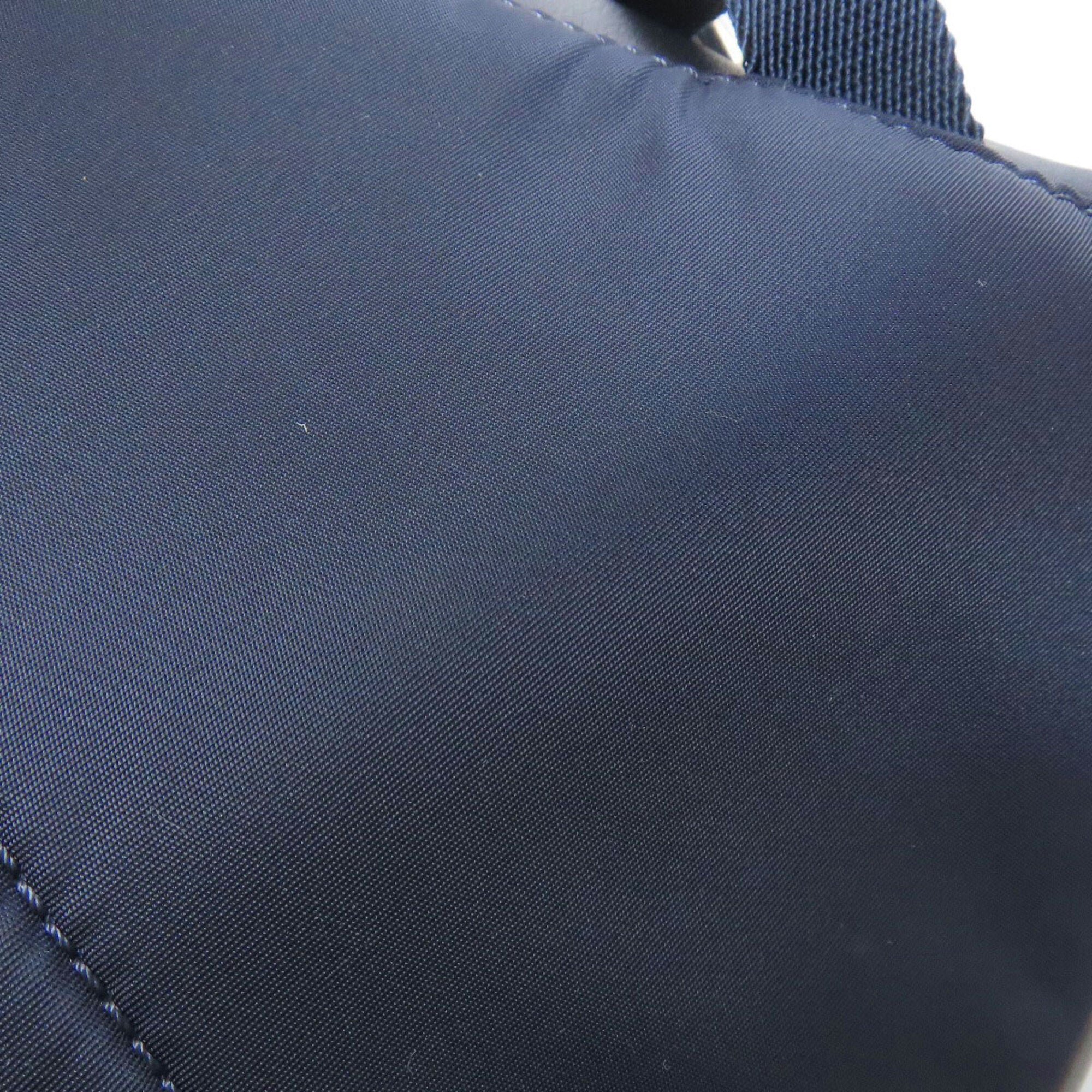 Louis Vuitton Navy Leather Backpack (Pre-Owned)