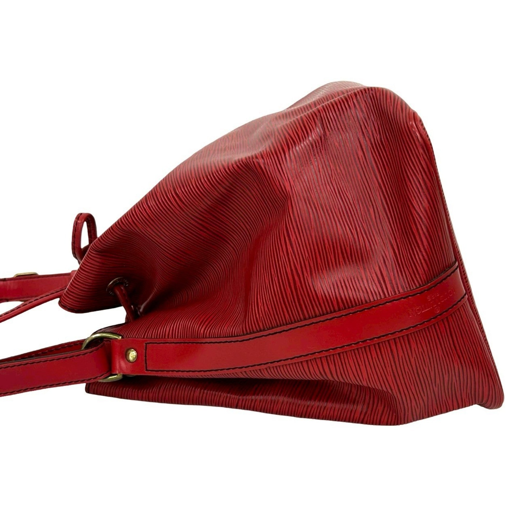 Louis Vuitton Red Color Epi Leather Shoulder Bag Tote Bag (Pre-Owned)