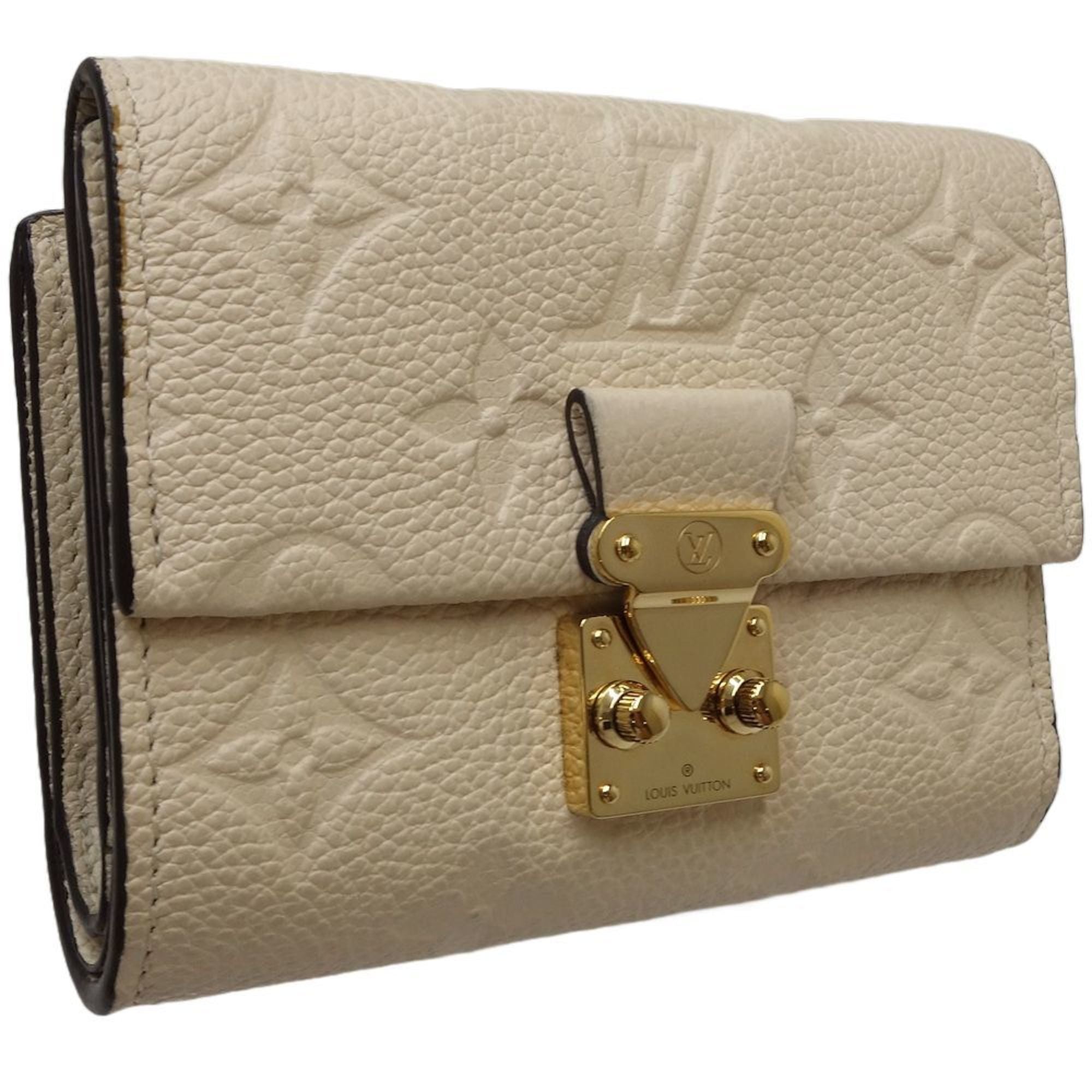 Louis Vuitton Monogram Empreinte Leather Wallet (Tri-Fold) (Pre-Owned)