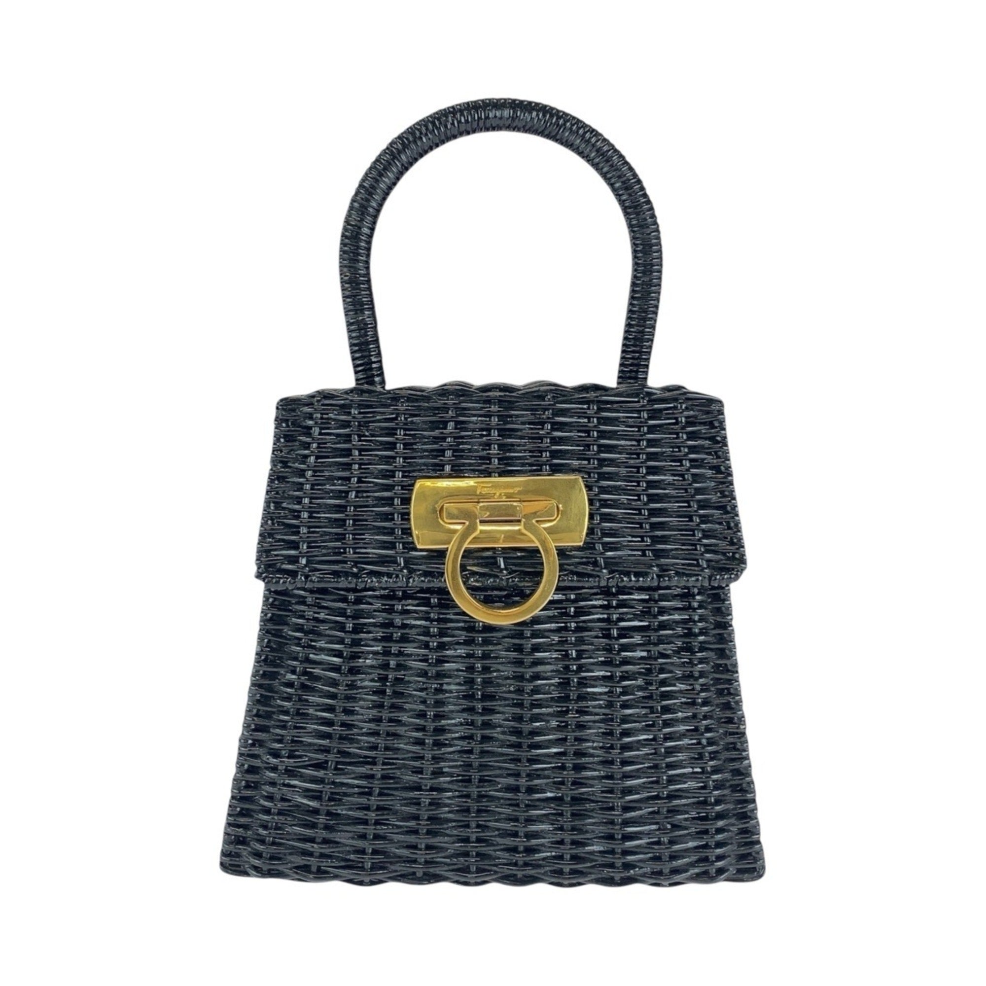 Salvatore Ferragamo Black Handbag (Pre-Owned)