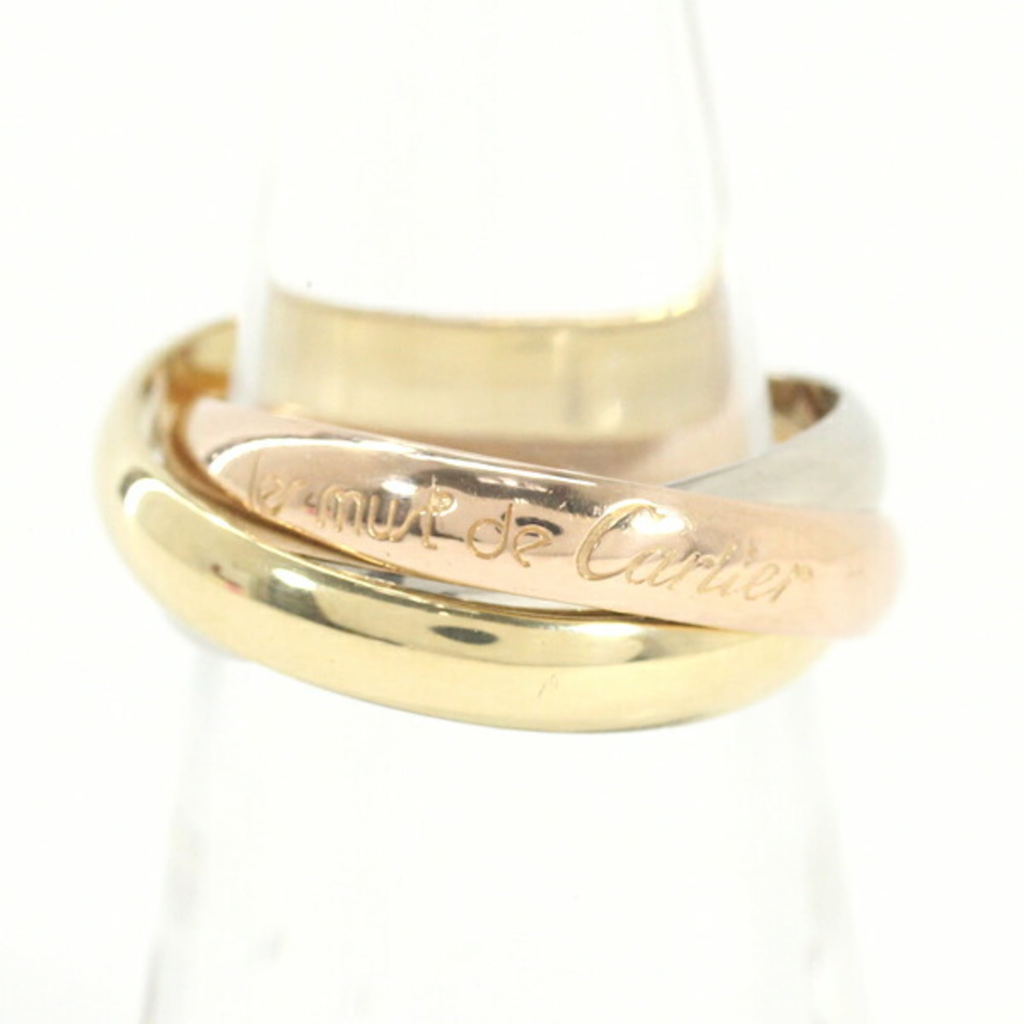 Cartier Pink Gold White Gold Yellow Gold Yellow Gold (18K) Pink Gold (18K) White Gold (18K) Band Ring (Pre-Owned)