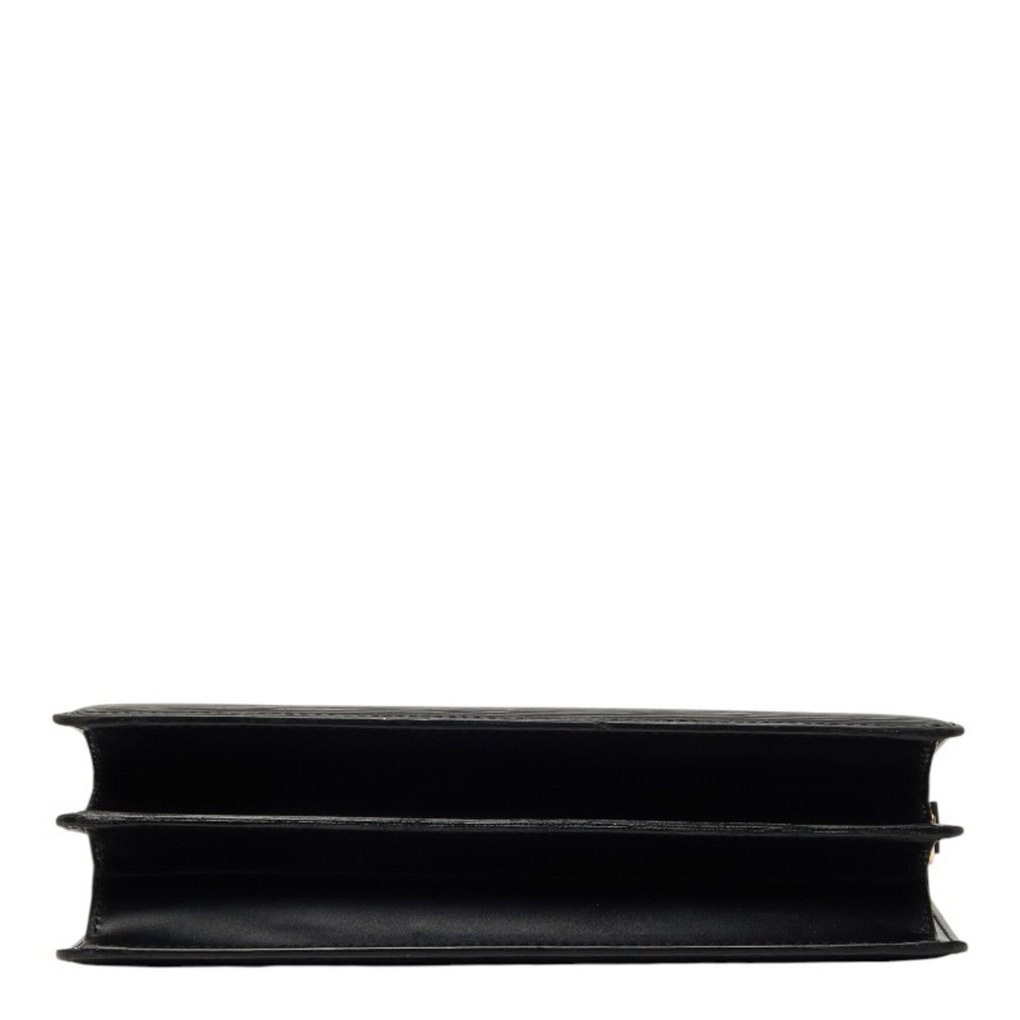 Louis Vuitton Black Noir Leather Shoulder Bag (Pre-Owned)