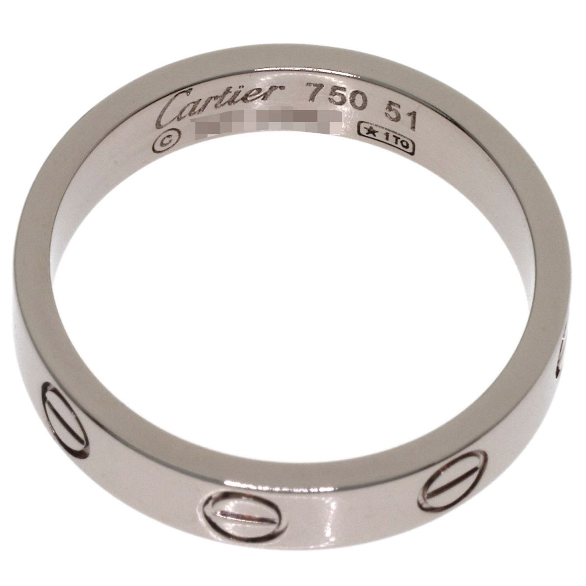 Cartier White Gold (18K) Band Ring (Pre-Owned)