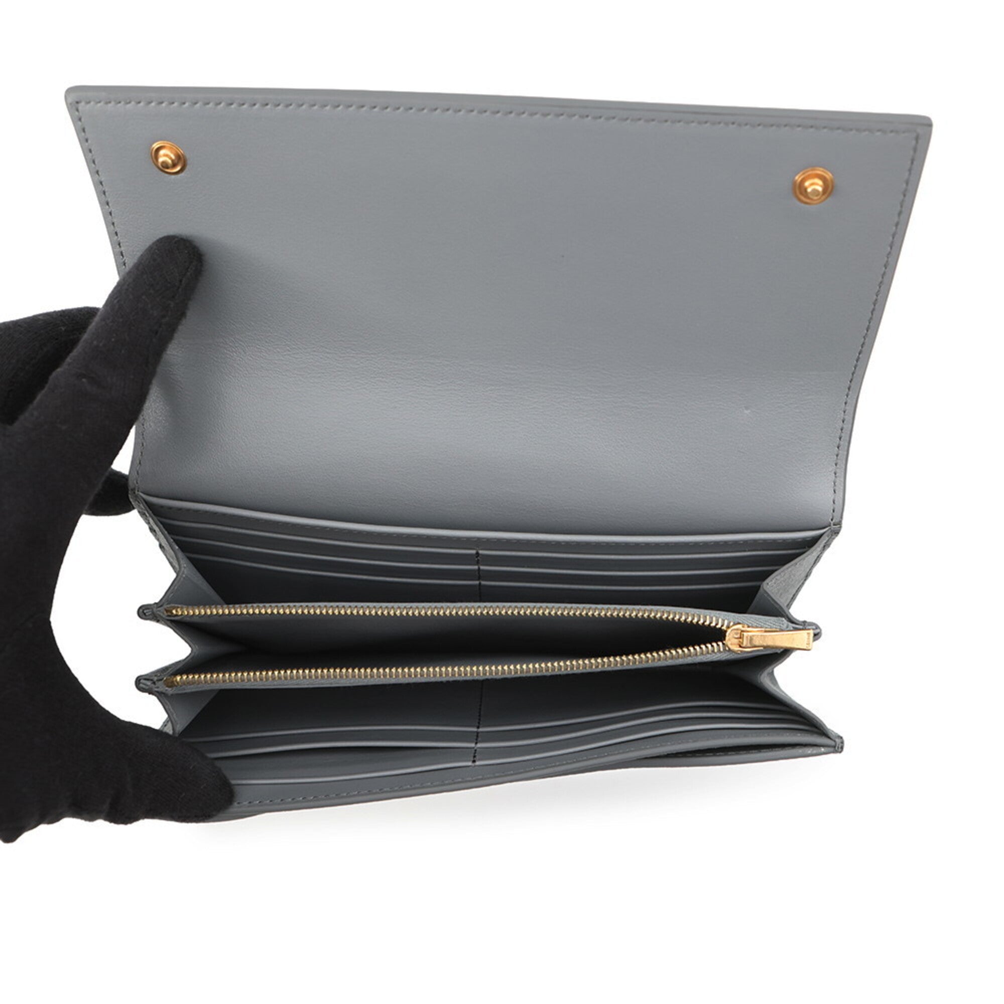 Celine Leather Long Wallet (Bi-Fold) (Pre-Owned)