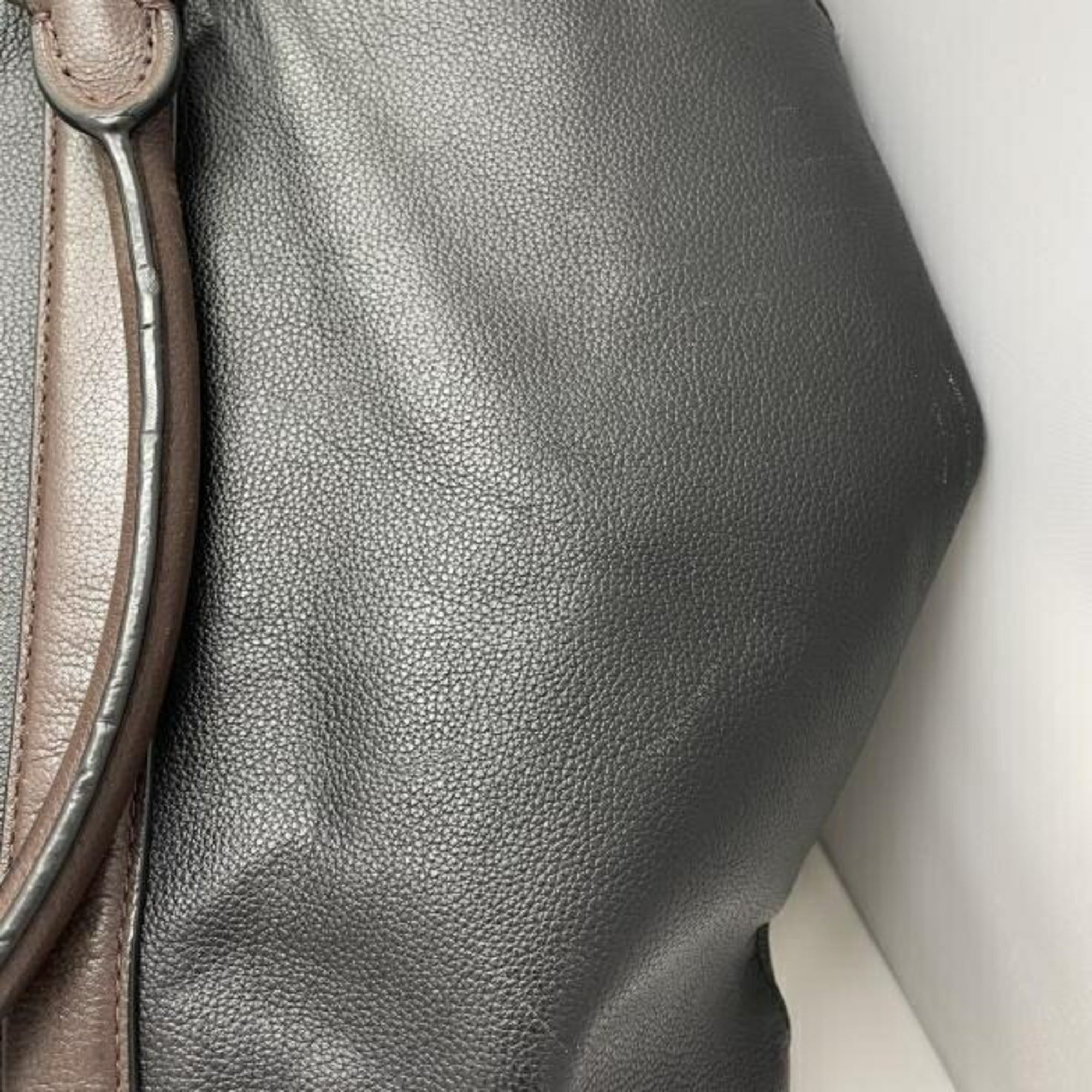Coach Black Blue Brown Leather (Pre-Owned)