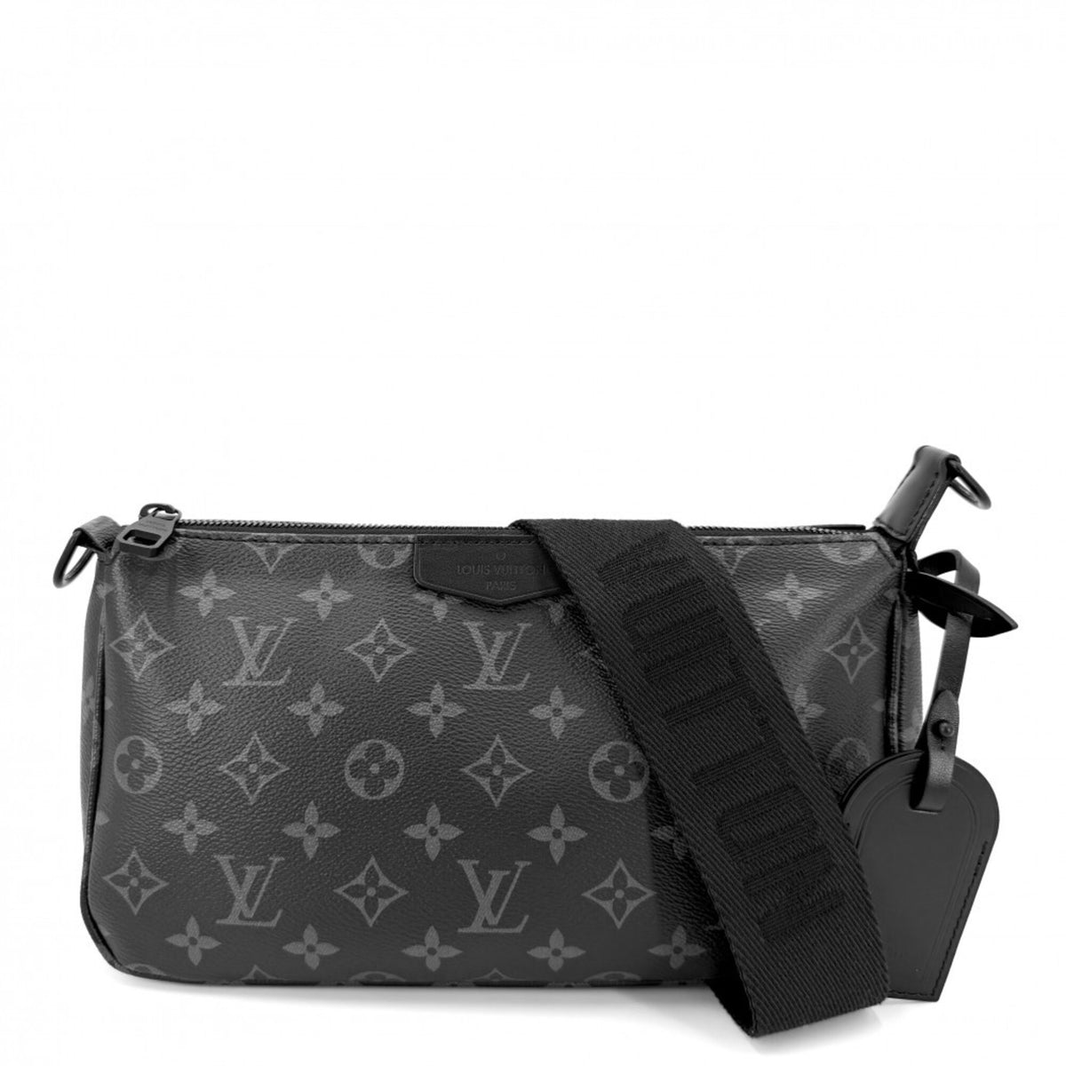 Louis Vuitton Black Monogram Eclipse Pochette Shoulder Bag (Pre-Owned)
