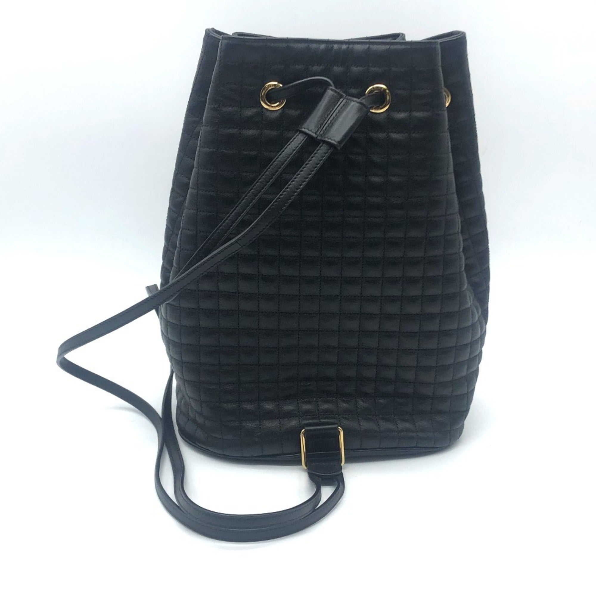 Celine Black Leather Backpack (Pre-Owned)