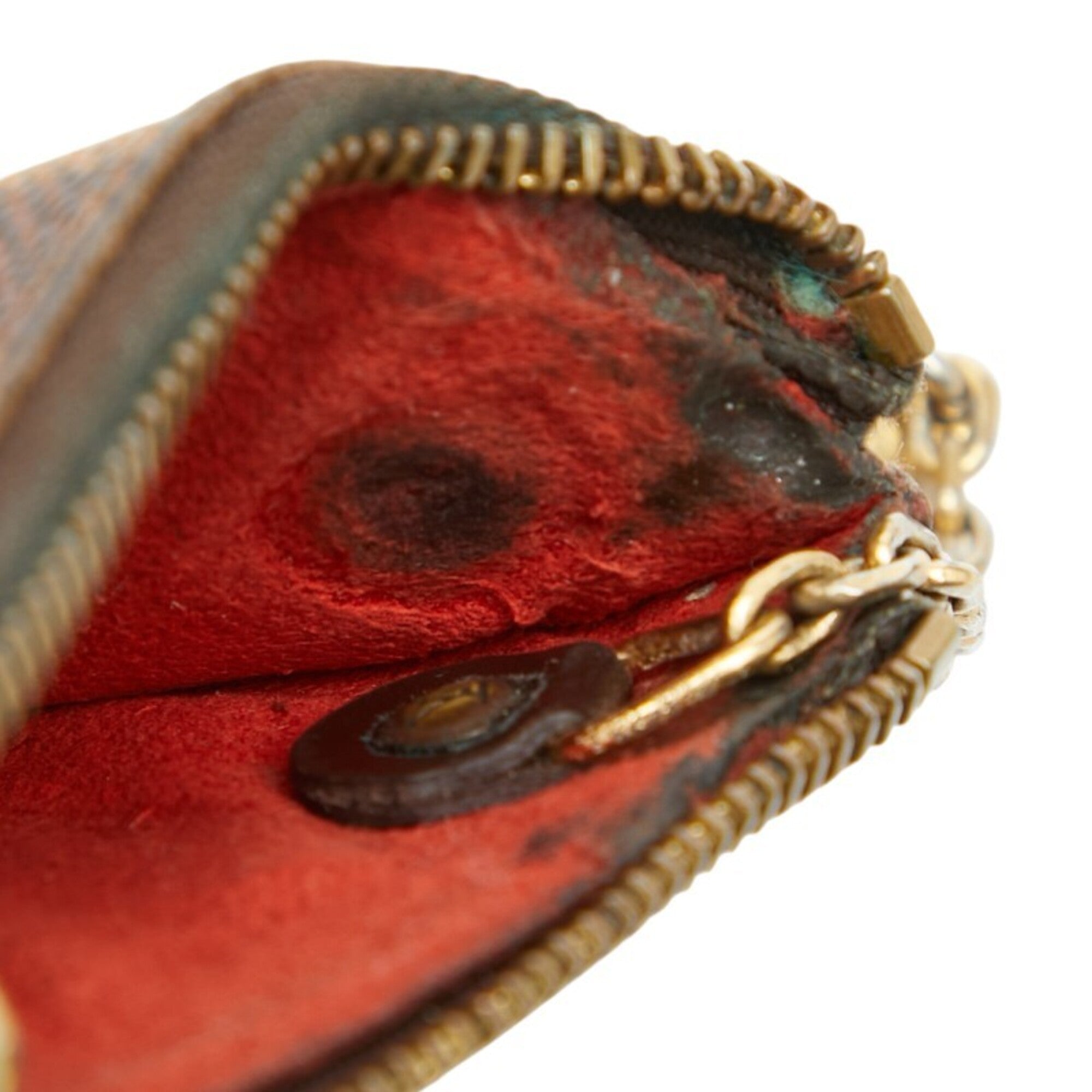 Louis Vuitton Brown Pvc Leather Coin Purse/Coin Case (Pre-Owned)