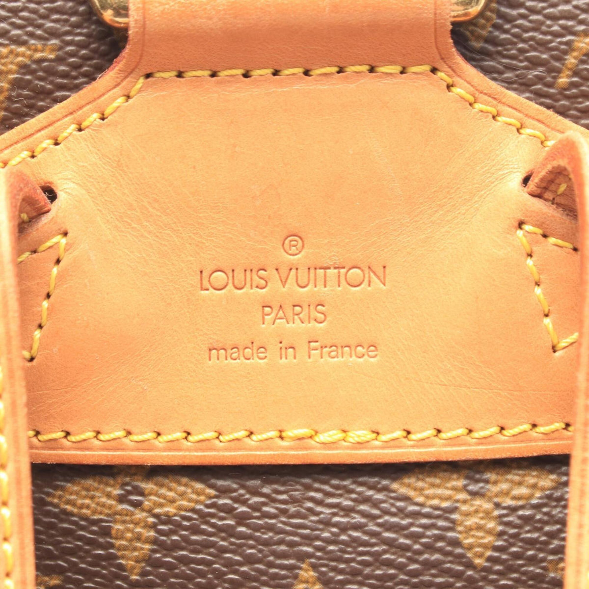 Louis Vuitton Brown Monogram Coated Canvas Leather Backpack (Pre-Owned)