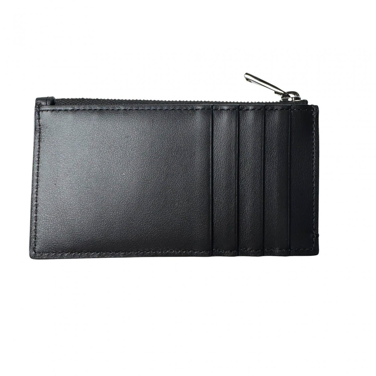 Christian Dior Black Leather Coin Purse/Coin Case (Pre-Owned)