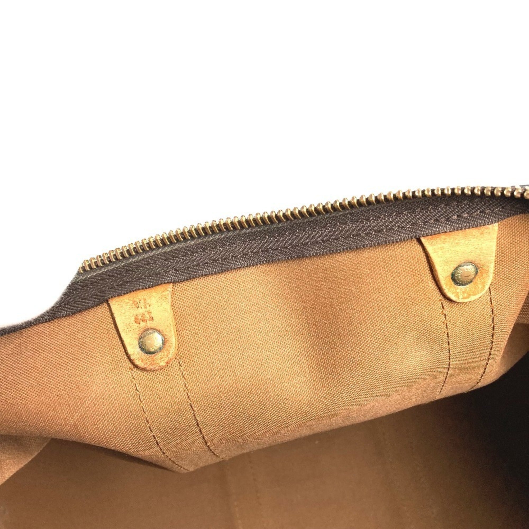Louis Vuitton Brown Galle Monogram Monogram Boston Bag Handbag (Pre-Owned)