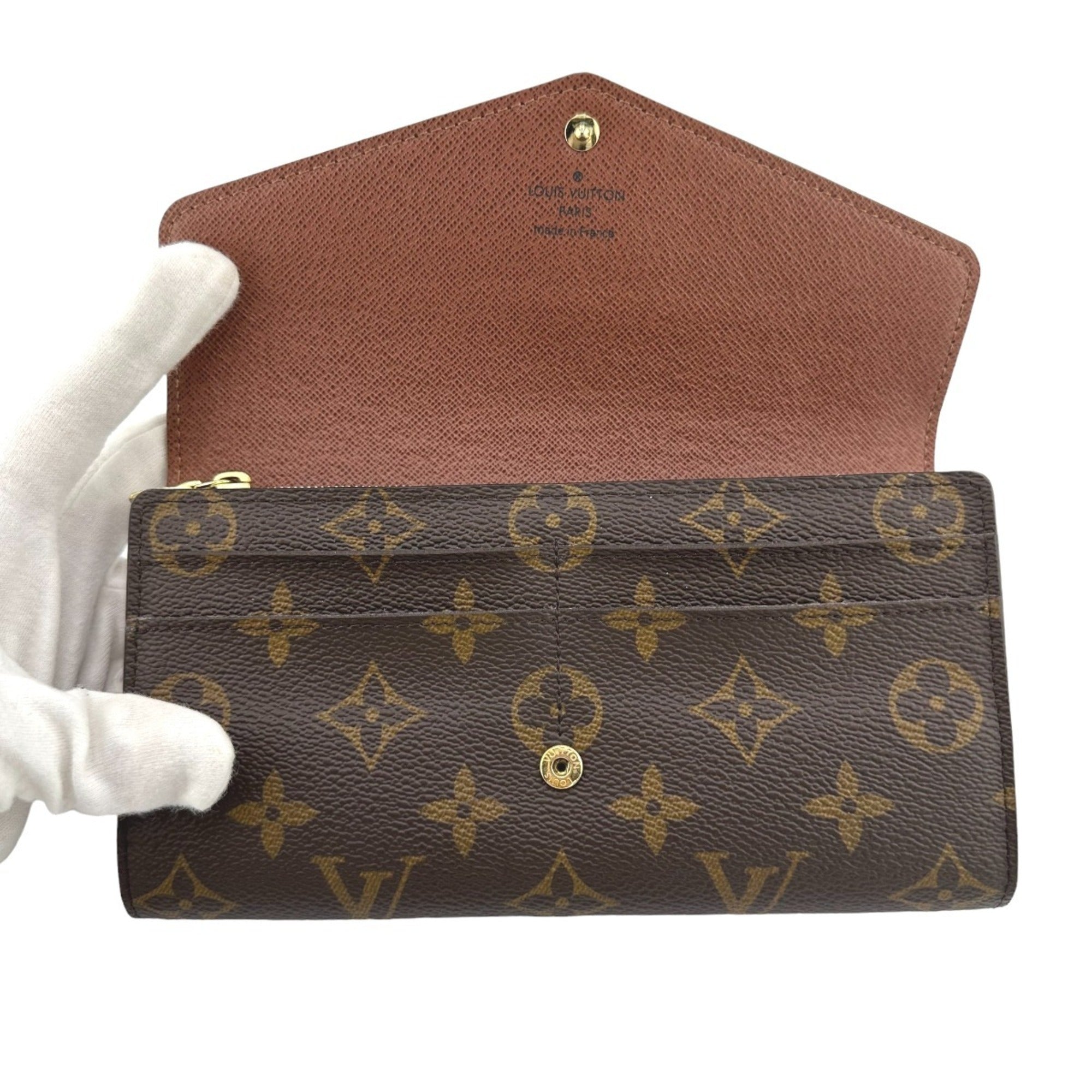 Louis Vuitton Brown Monogram Monogram Wallet (Bi-Fold) (Pre-Owned)