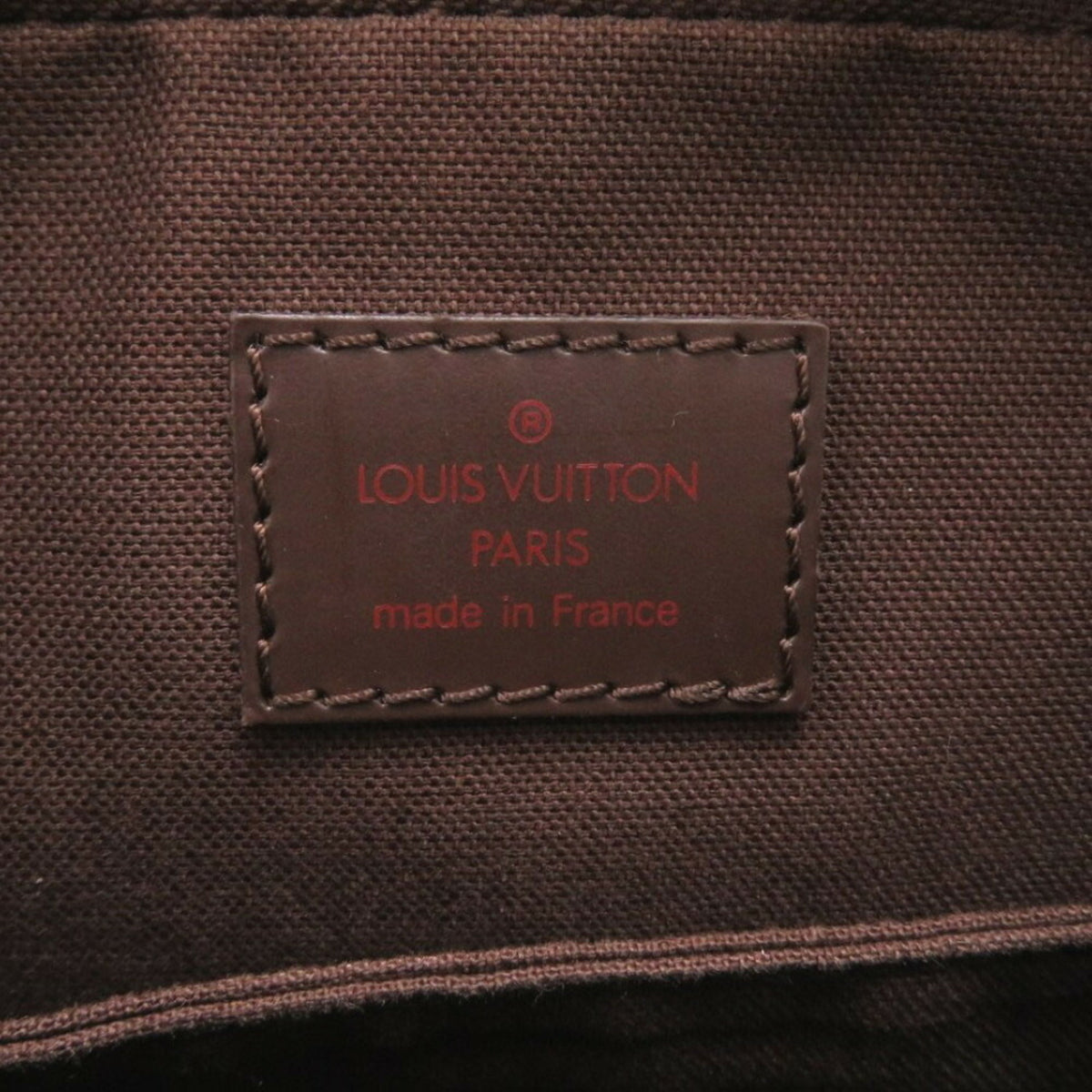Louis Vuitton Ebene Damier Canvas Shoulder Bag (Pre-Owned)