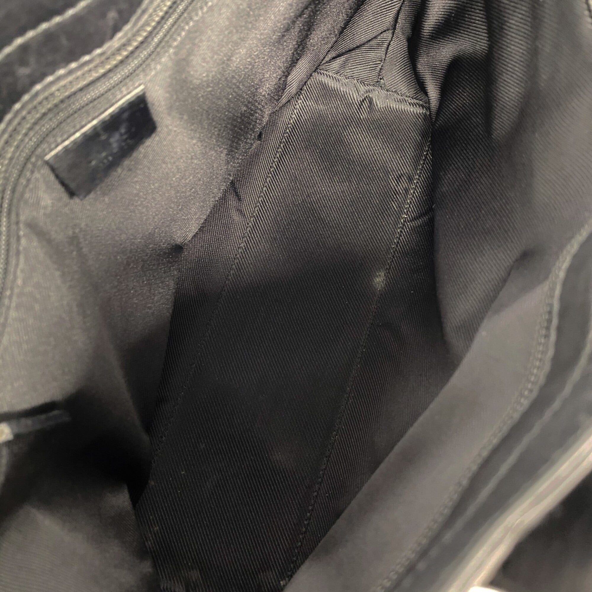 Gucci Black Canvas Tote Bag (Pre-Owned)