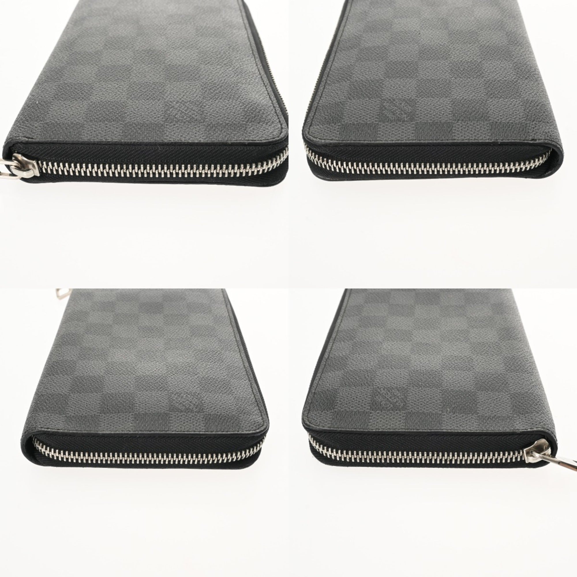 Louis Vuitton Damier Graphite Black Gray Damier Canvas Long Wallet (Bi-Fold) (Pre-Owned)